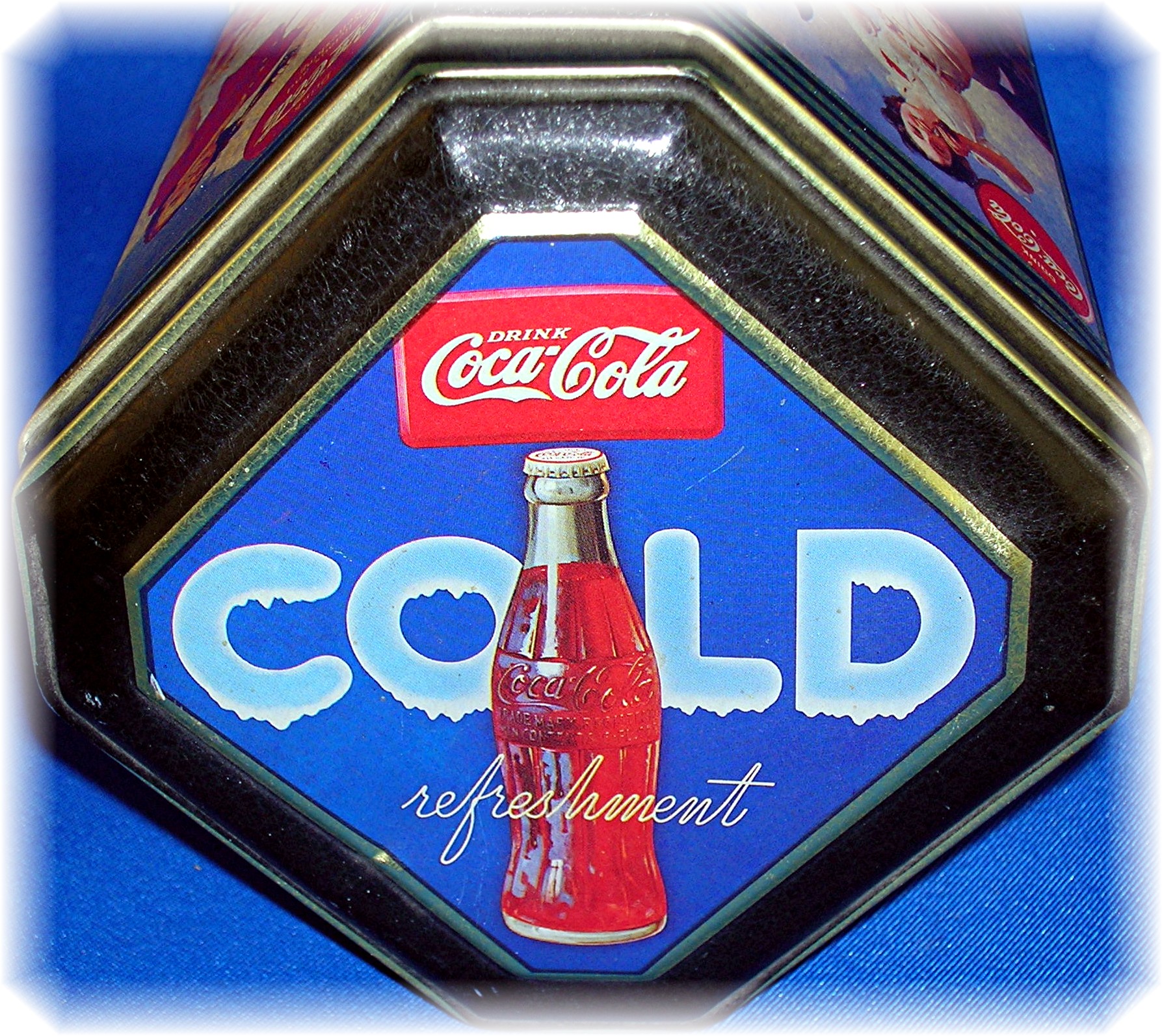 Coca Cola Collectable Tin Kitchen Canister