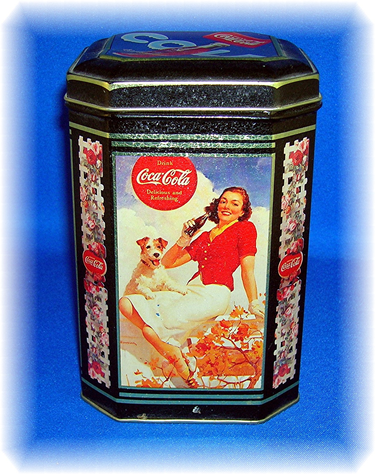Coca Cola Collectable Tin Kitchen Canister