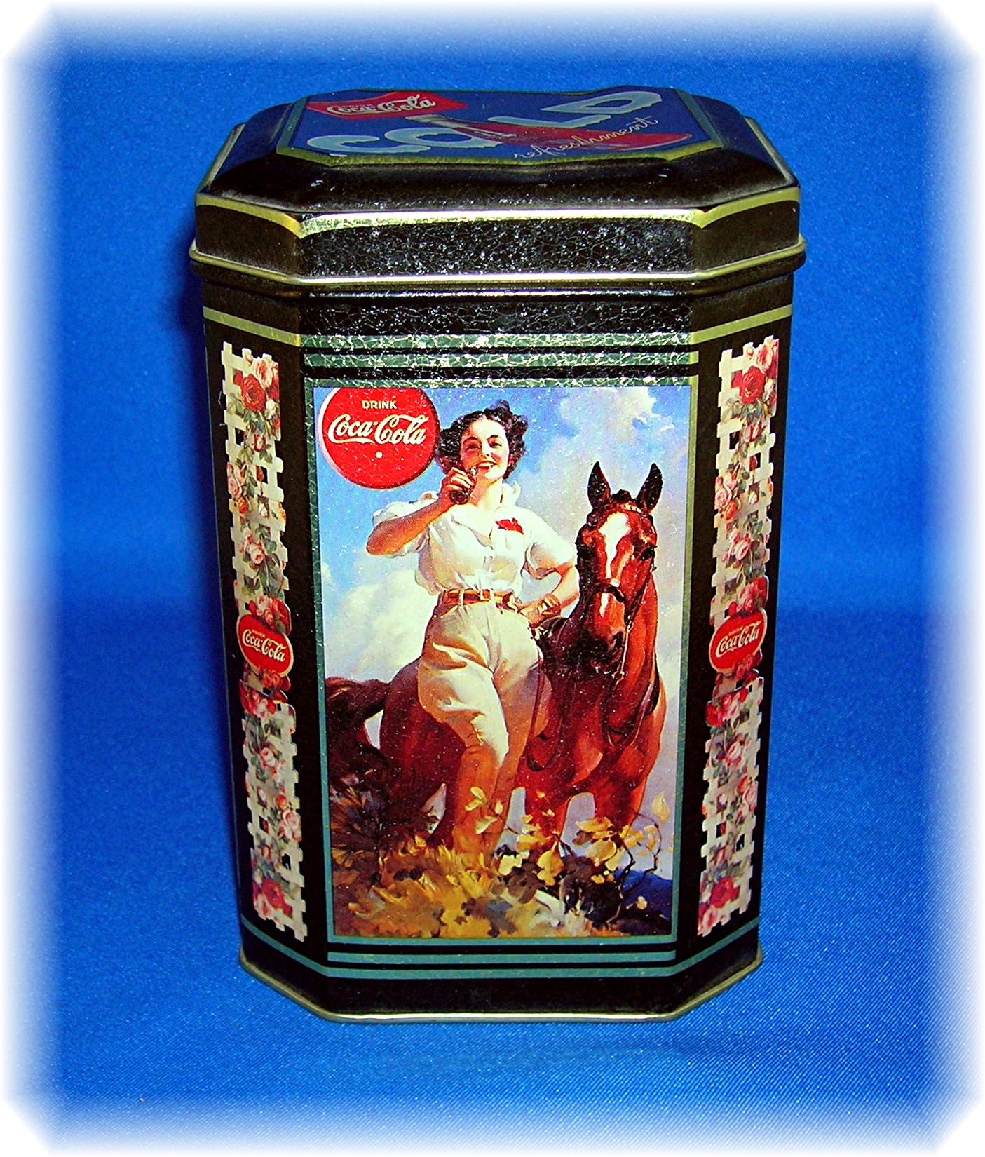 Coca Cola Collectable Tin Kitchen Canister