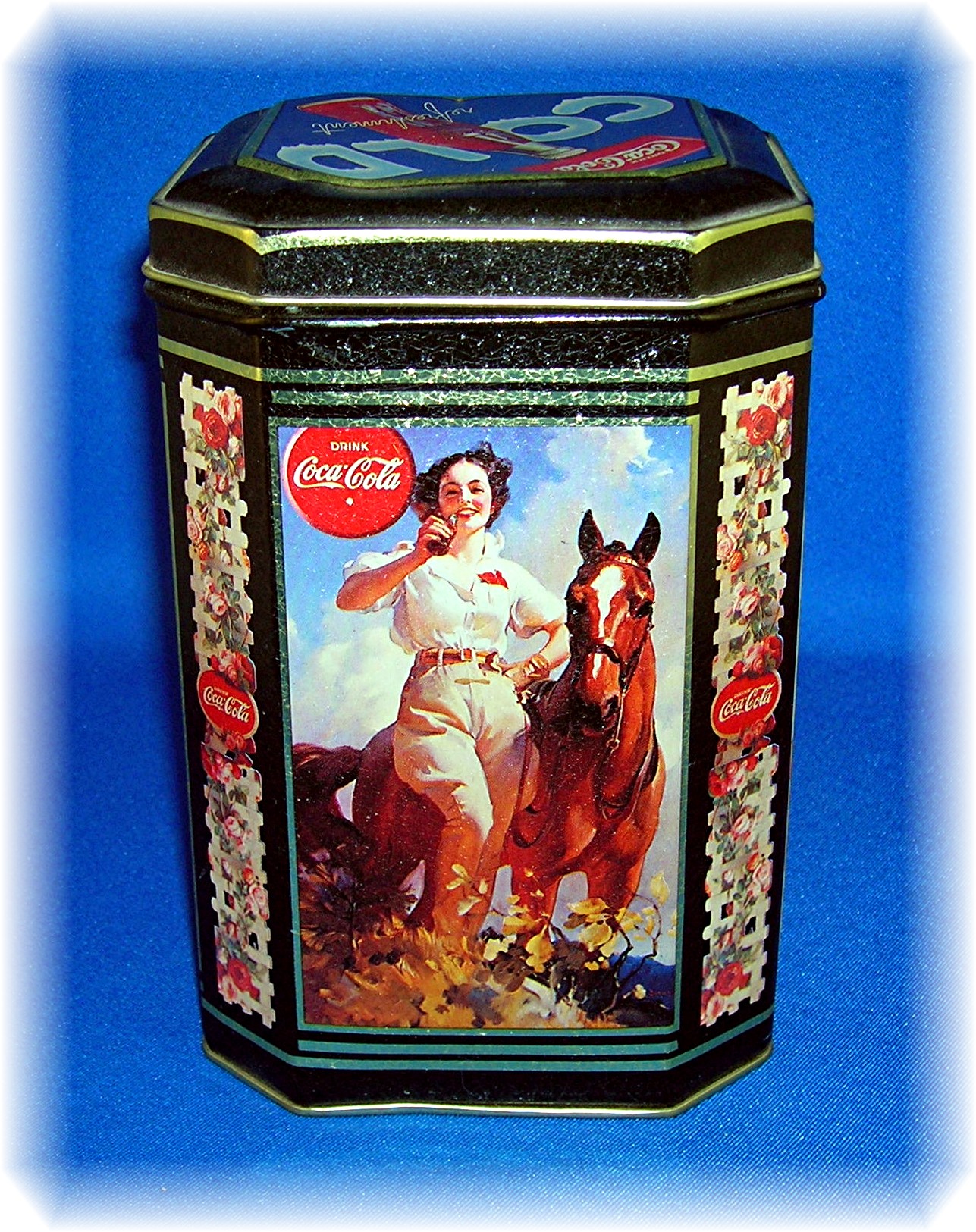Coca Cola Collectable Tin Kitchen Canister