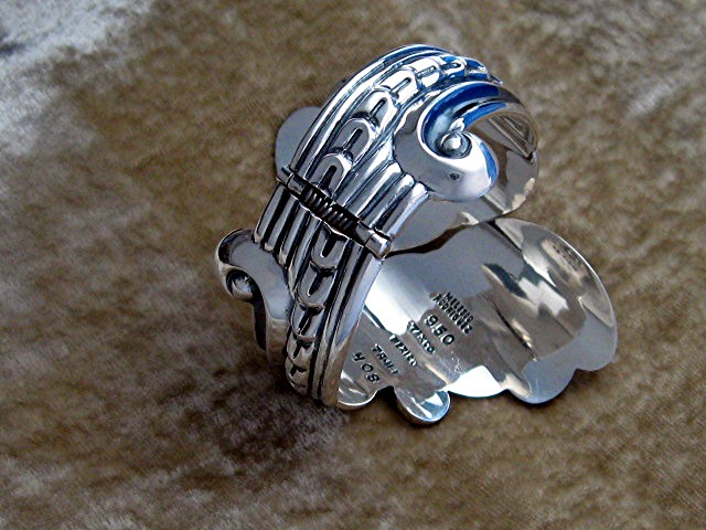 Taxco  Sterling Silver Medesio Rodrigues  Clamper
