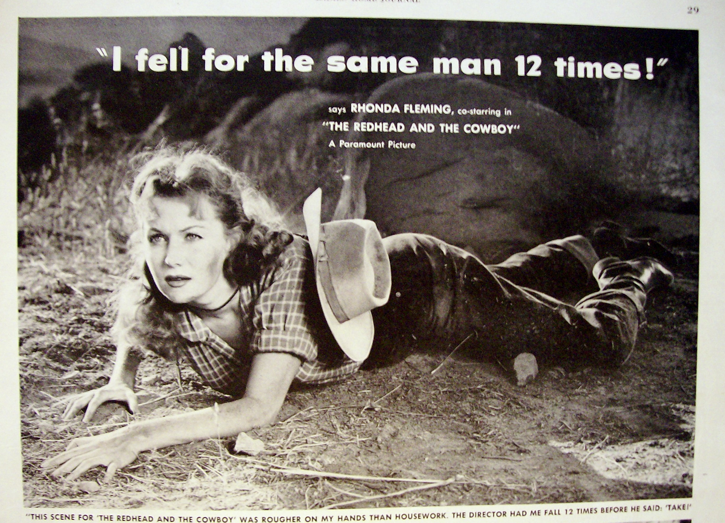 Vintage Ad: 1951 Jergens Lotion with Rhonda Fleming