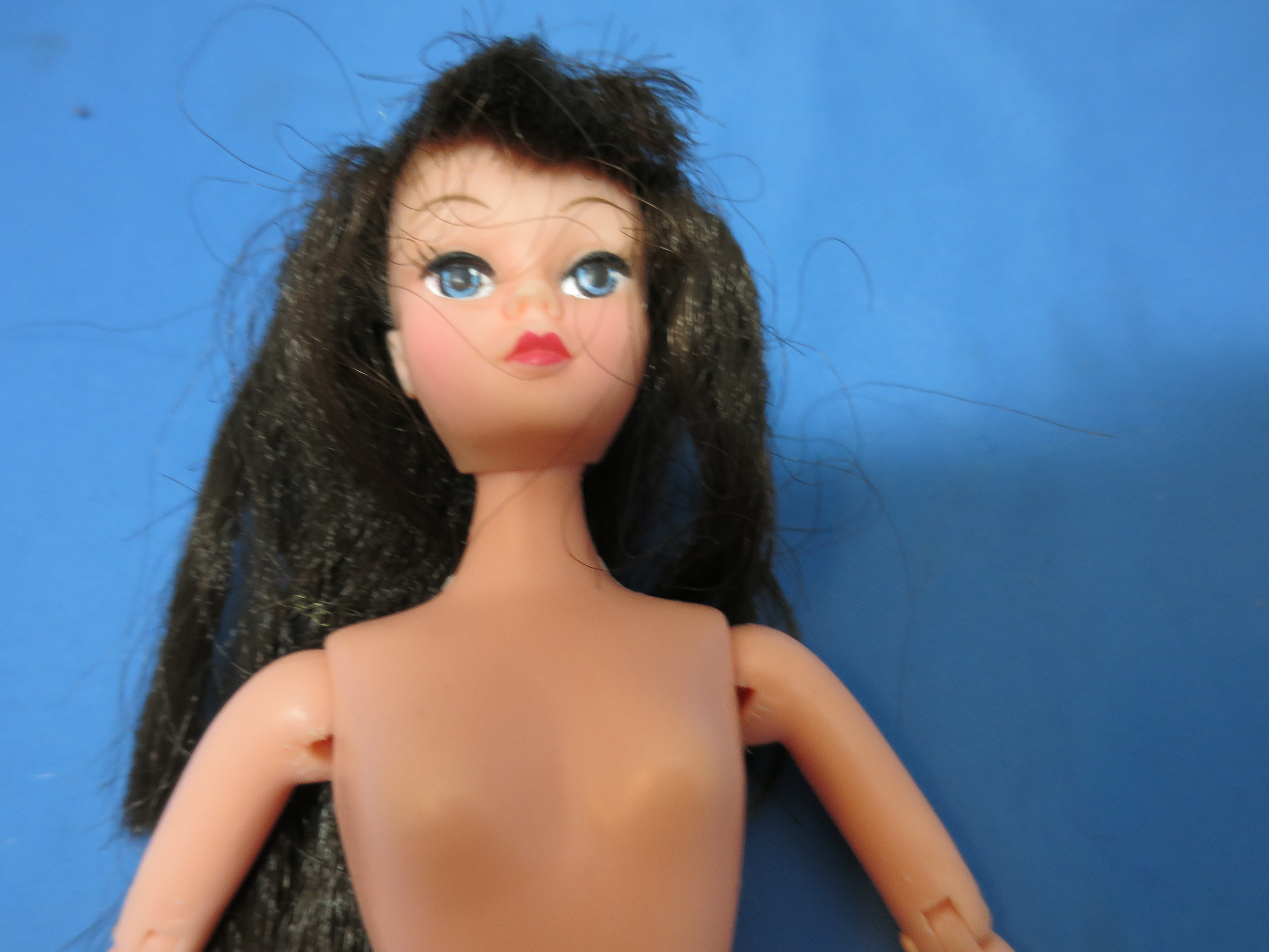 Dollikin Doll Uneeda Hong Kong 11 inch Black Hair Articulated