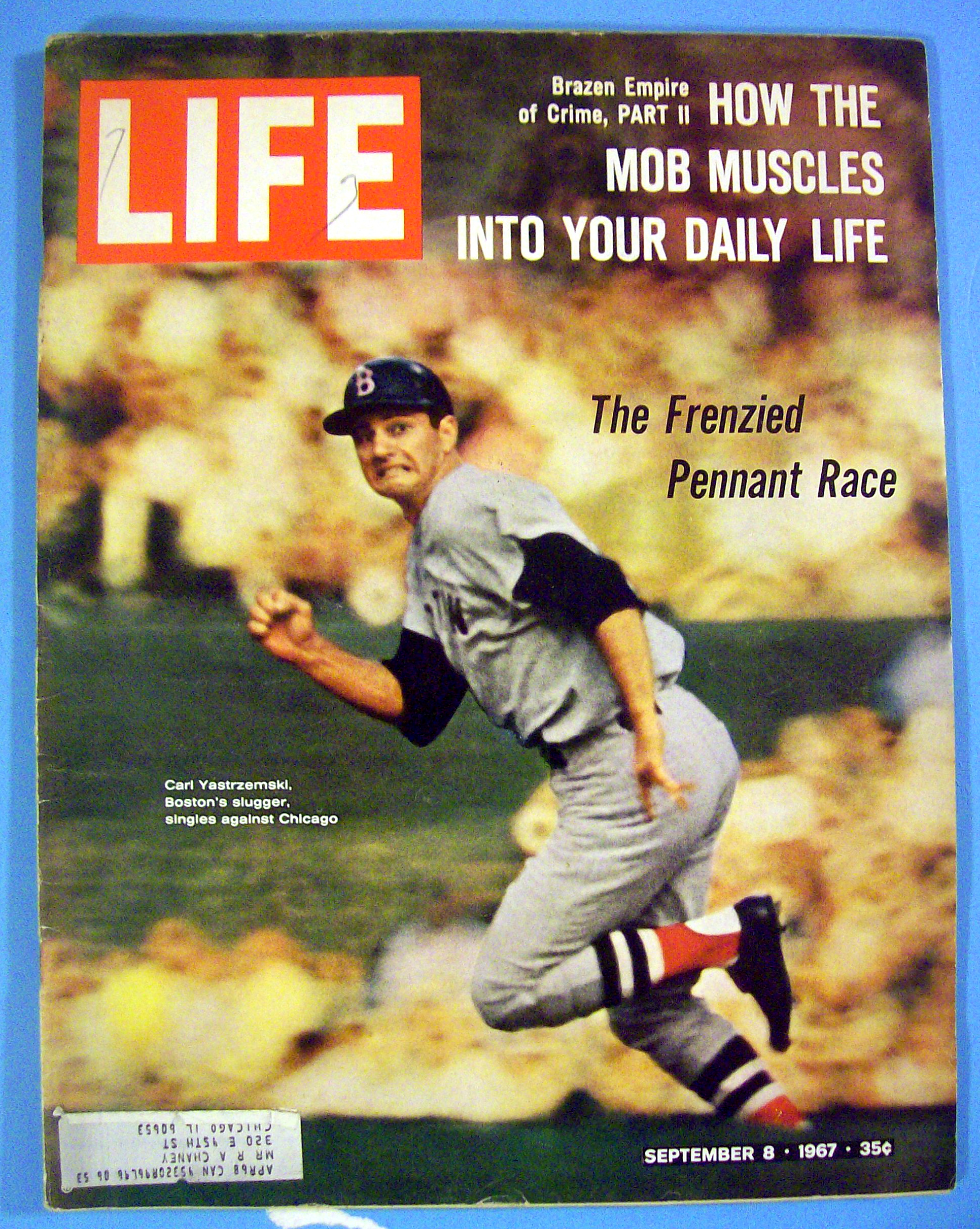 Life Magazine-September 8, 1967-Carl Yastrzemski
