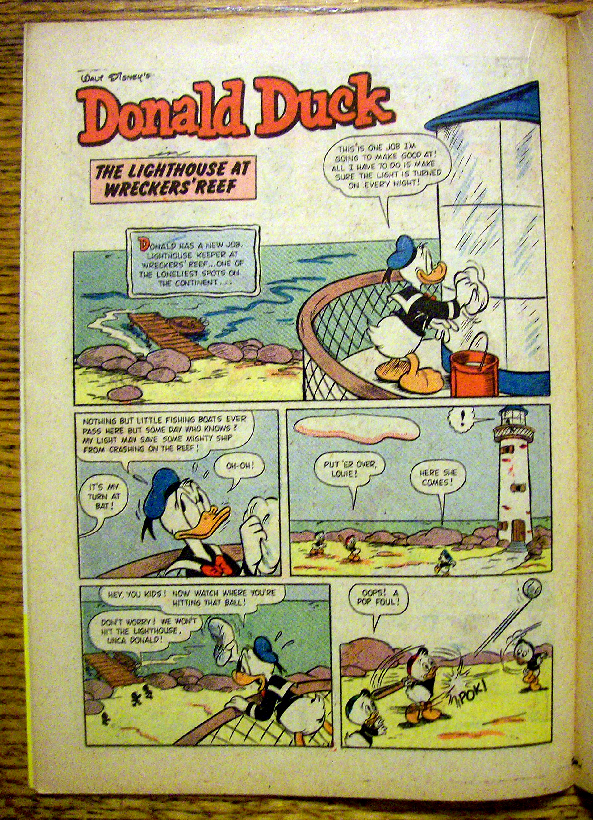 Walt Disney's Donald Duck Comic #55 September 1957