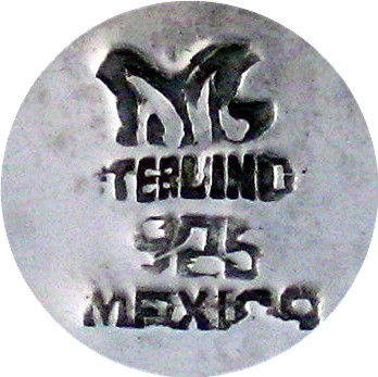 Brooch SALVADORE TERAN Mexico Sterling Silver