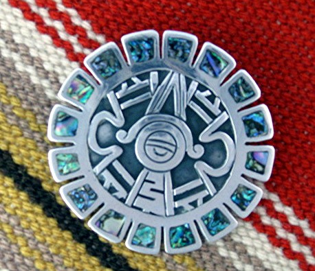 Brooch SALVADORE TERAN Mexico Sterling Silver
