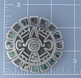 Brooch SALVADORE TERAN Mexico Sterling Silver