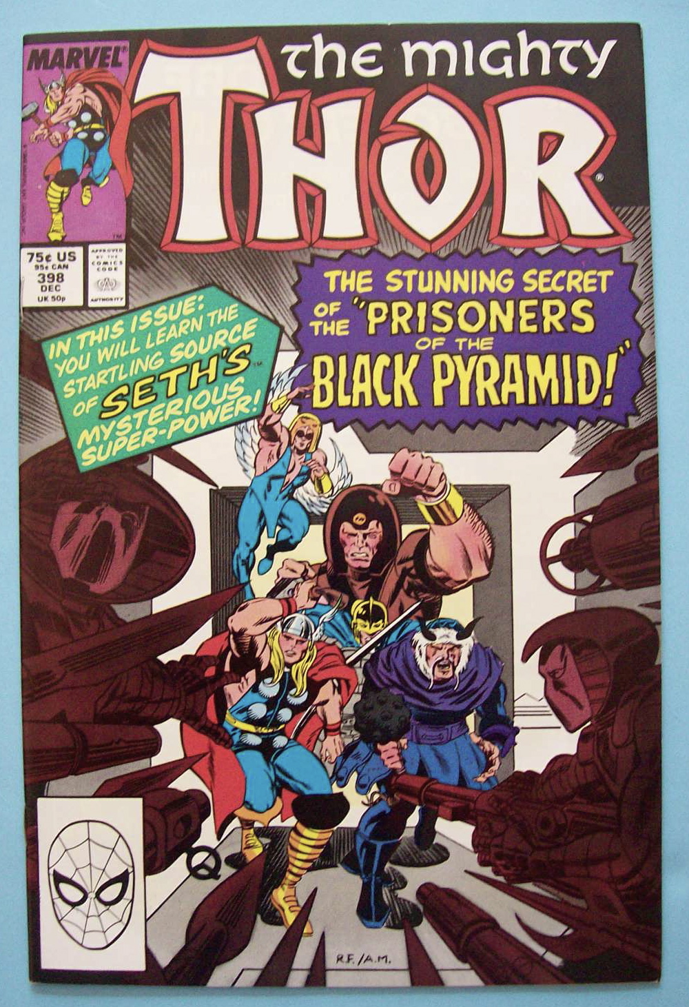 Mighty Thor Comics - Dec 1988 - Black Pyramid