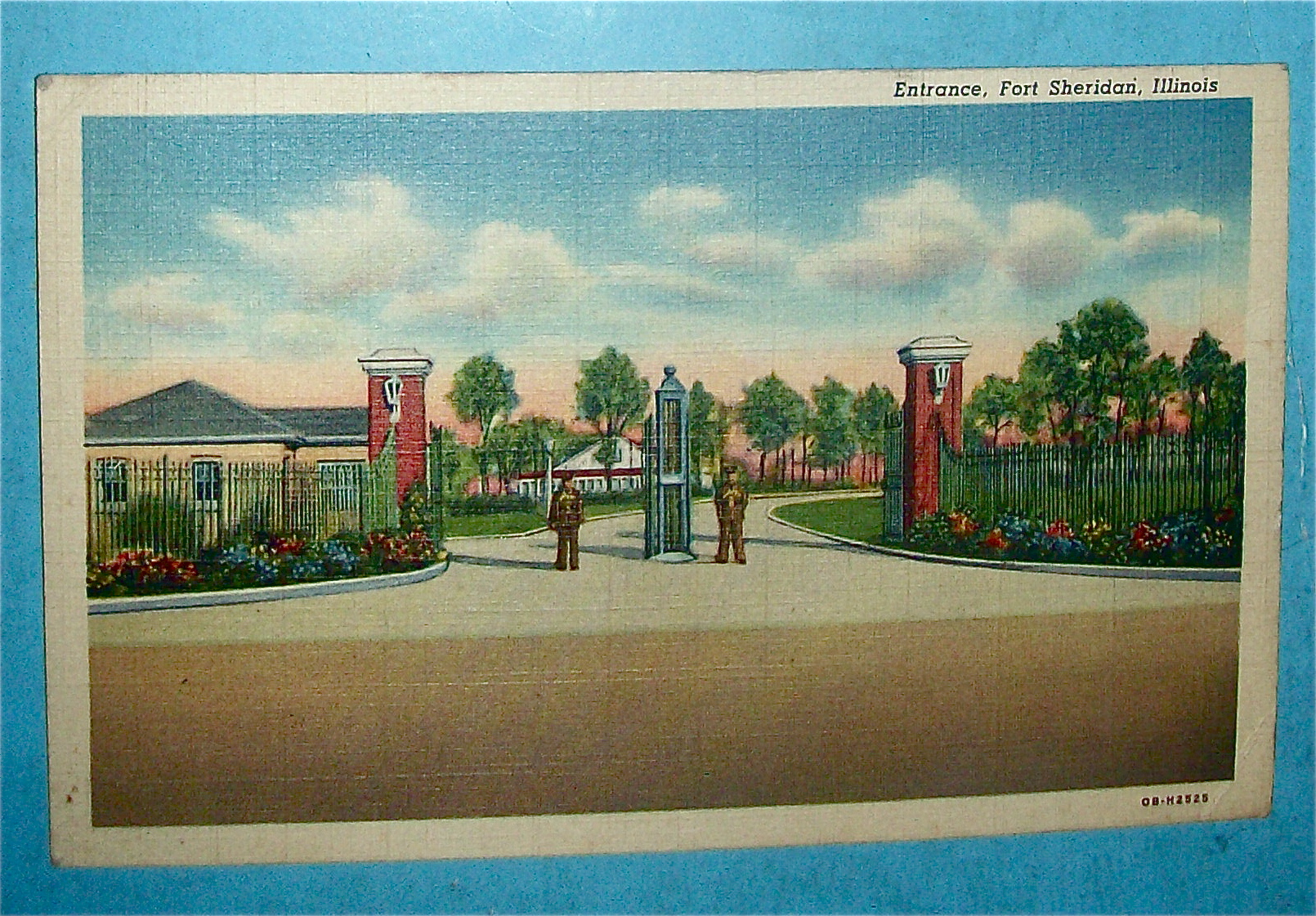 Entrance Postcard (Fort Sheridan, Illinois)