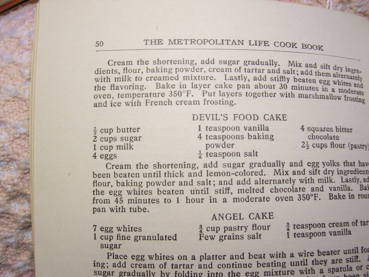 Metropolitan Cookbook, 1940-50's