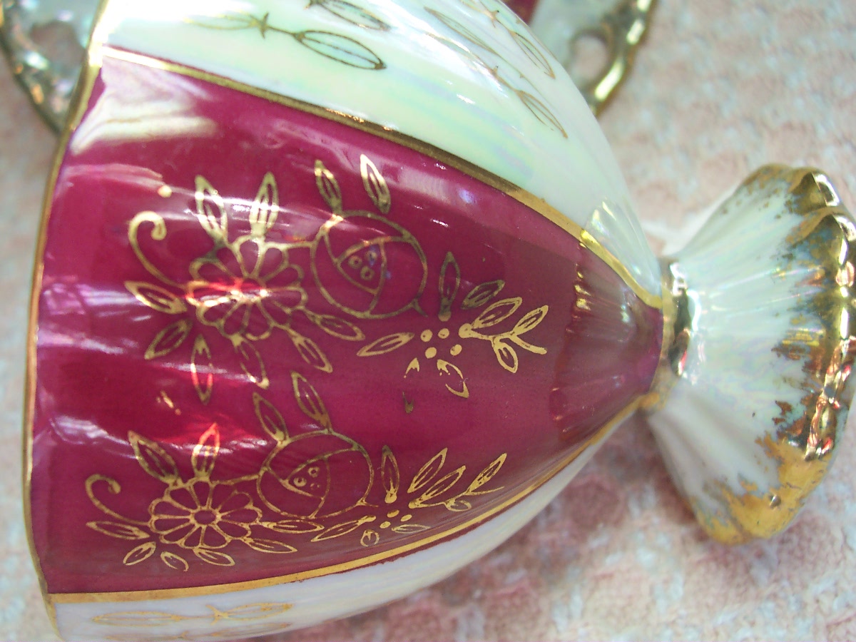 Cup and Saucer Made in Japan Lusterware