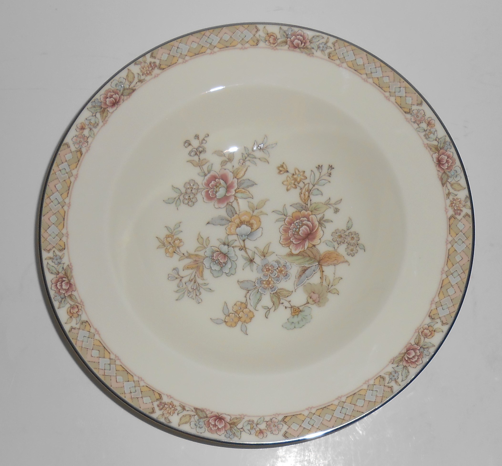 Noritake China Porcelain Platinum 9720 Imperial Garden
