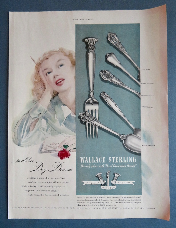 1951 Wallace Sterling with Woman Day Dreaming