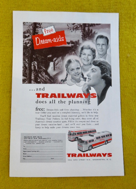 1956 Trailways with Free Dream Aids