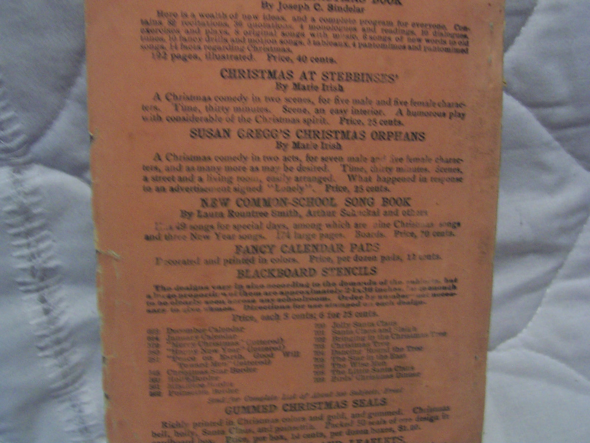 Little Plays for Christmas Beckley Cardy 1928