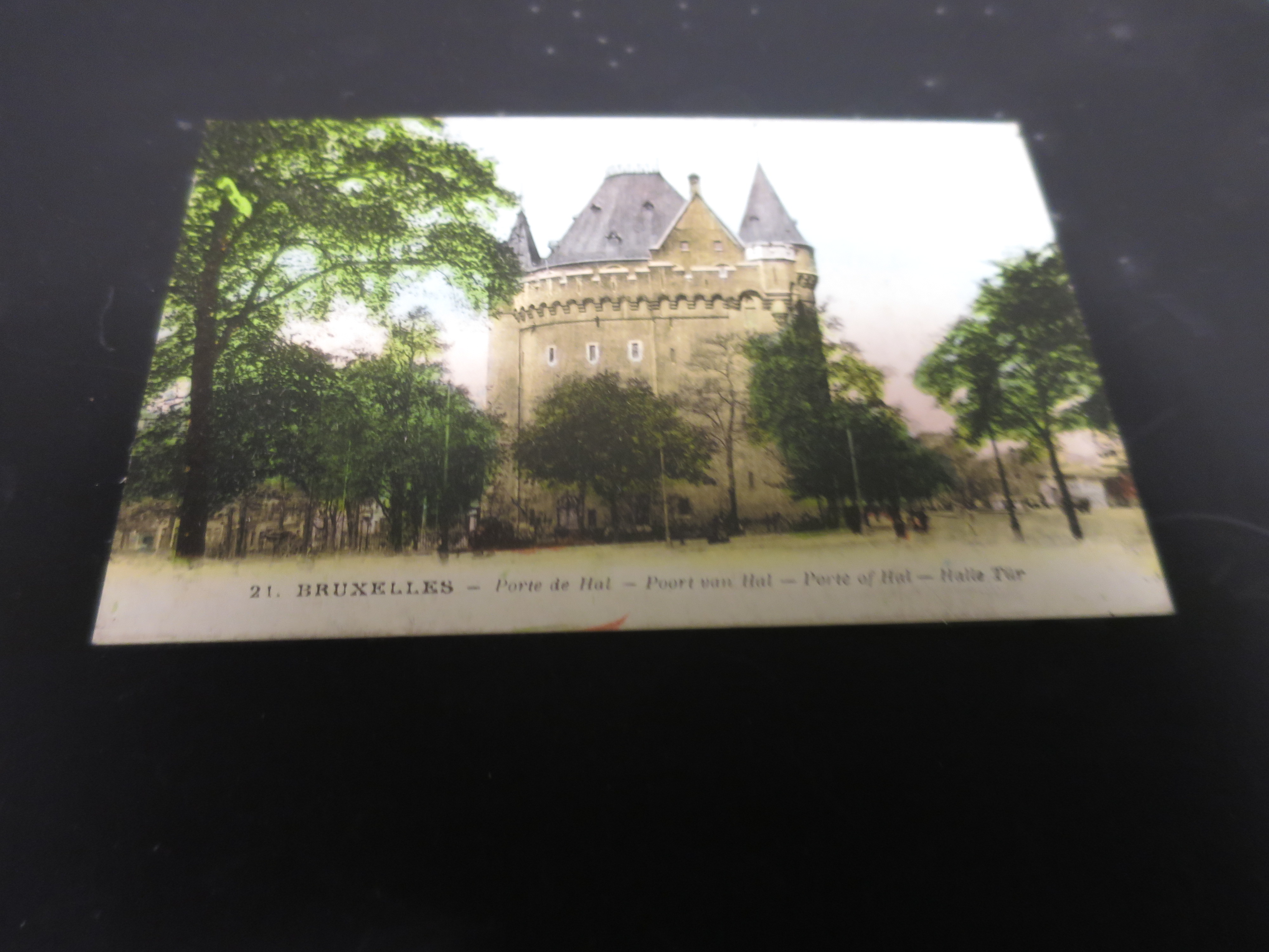Early Color Postcard, Castle