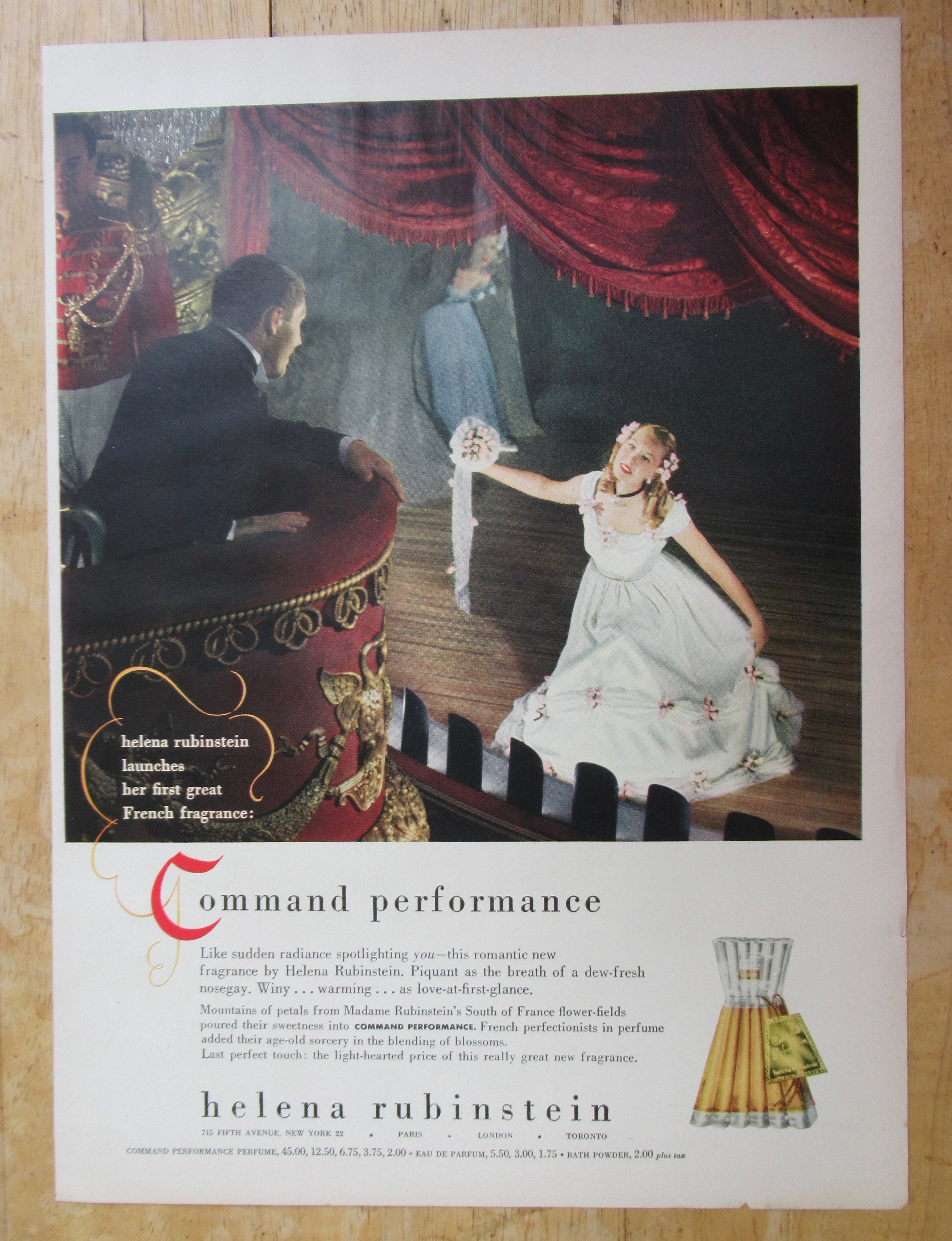 1917 Helena Rubinstein with Command Performance