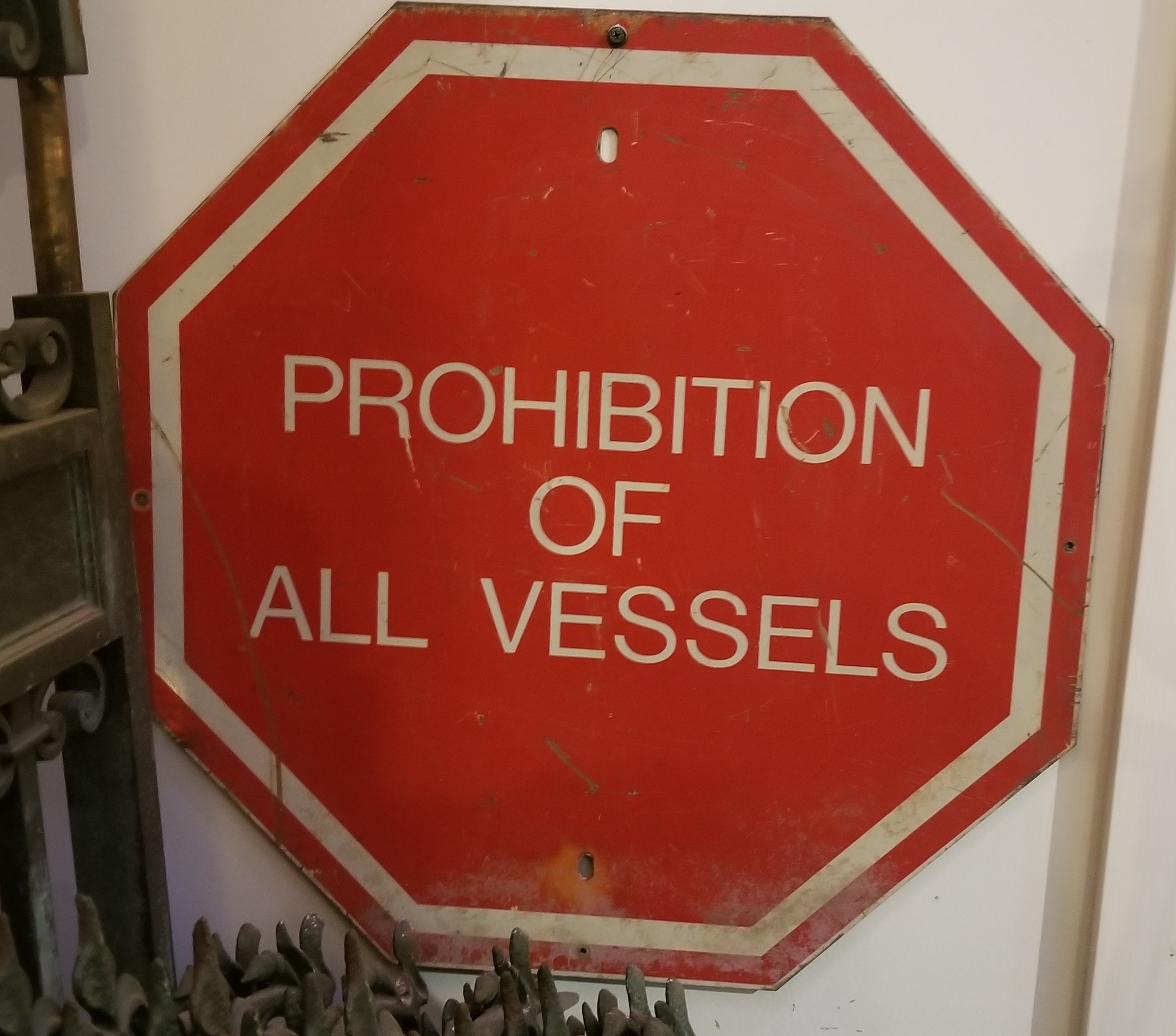 Old Warning Sign