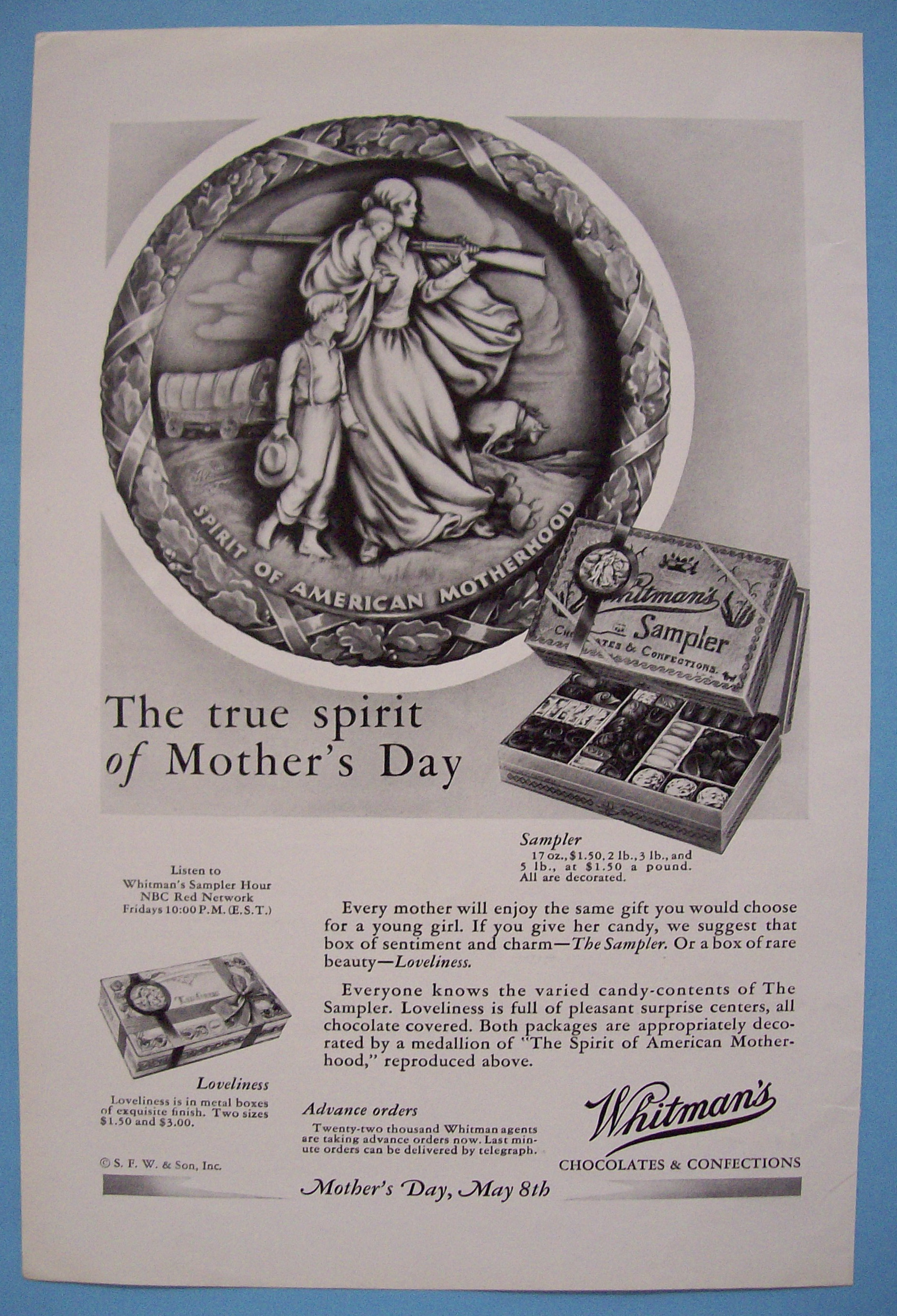 Vintage Ad: 1932 Whitman's Chocolates & Confections