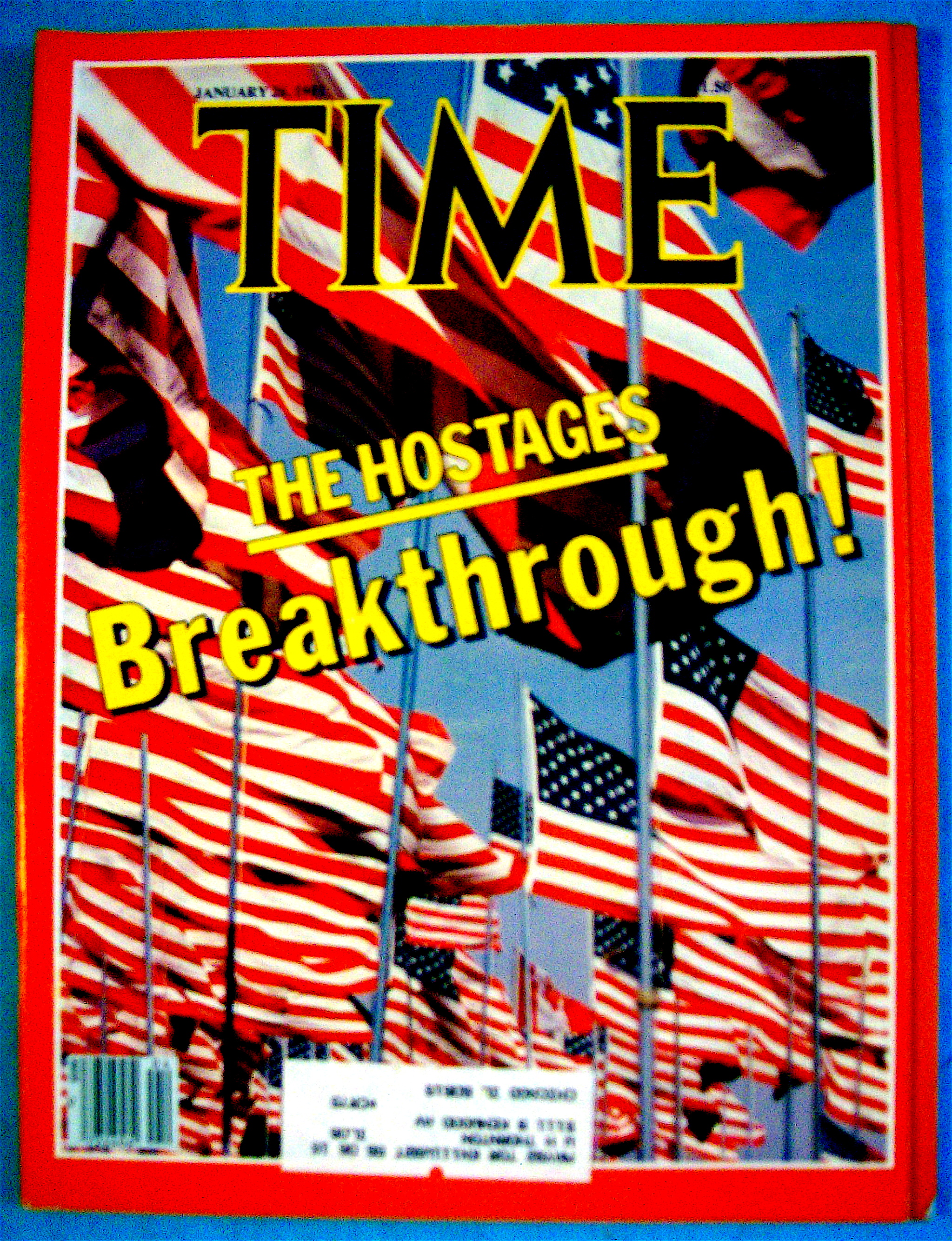 Time Magazine-January 26, 1981-Hostage Breakthrough