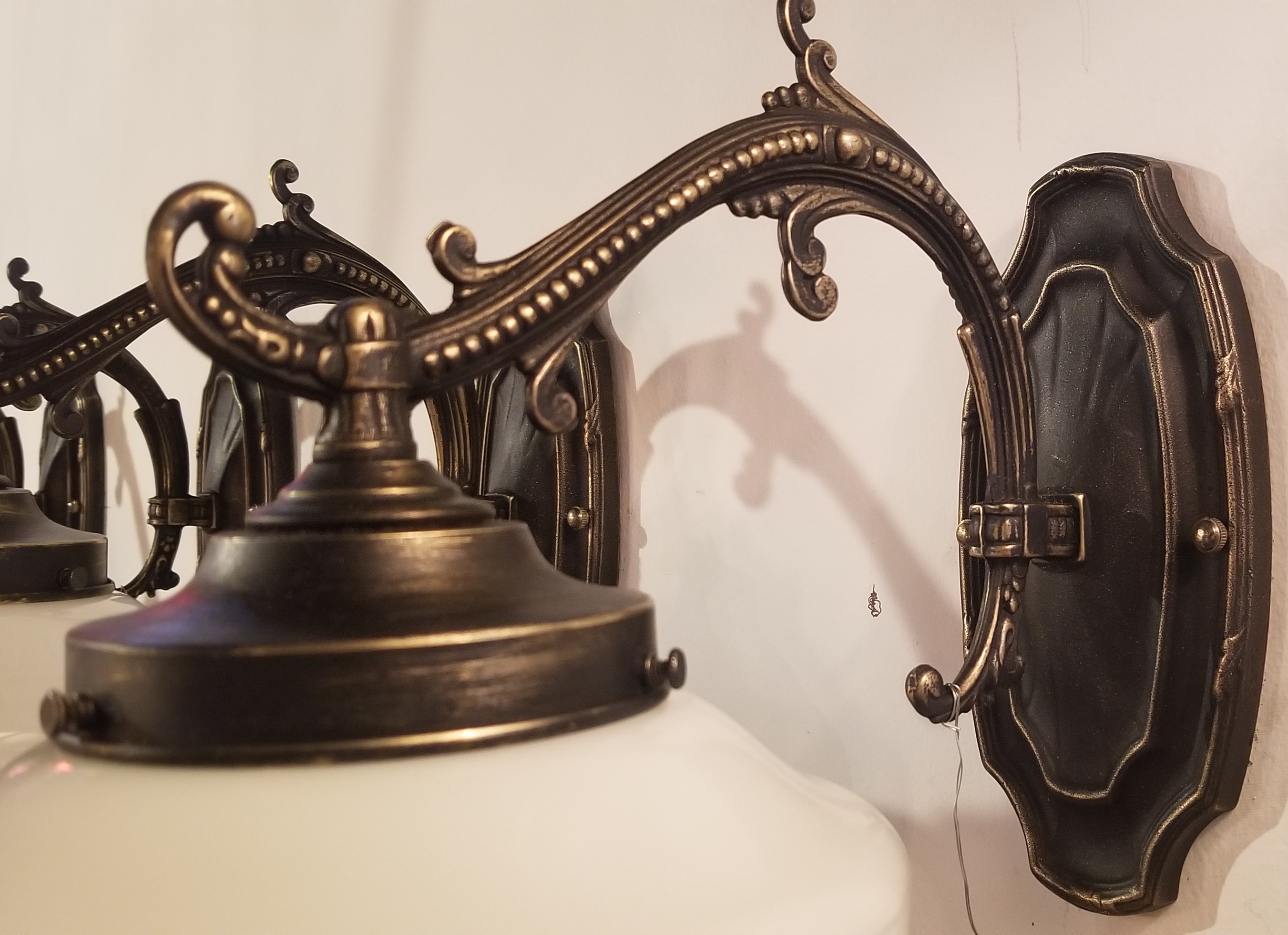 2 pair of  wall sconces