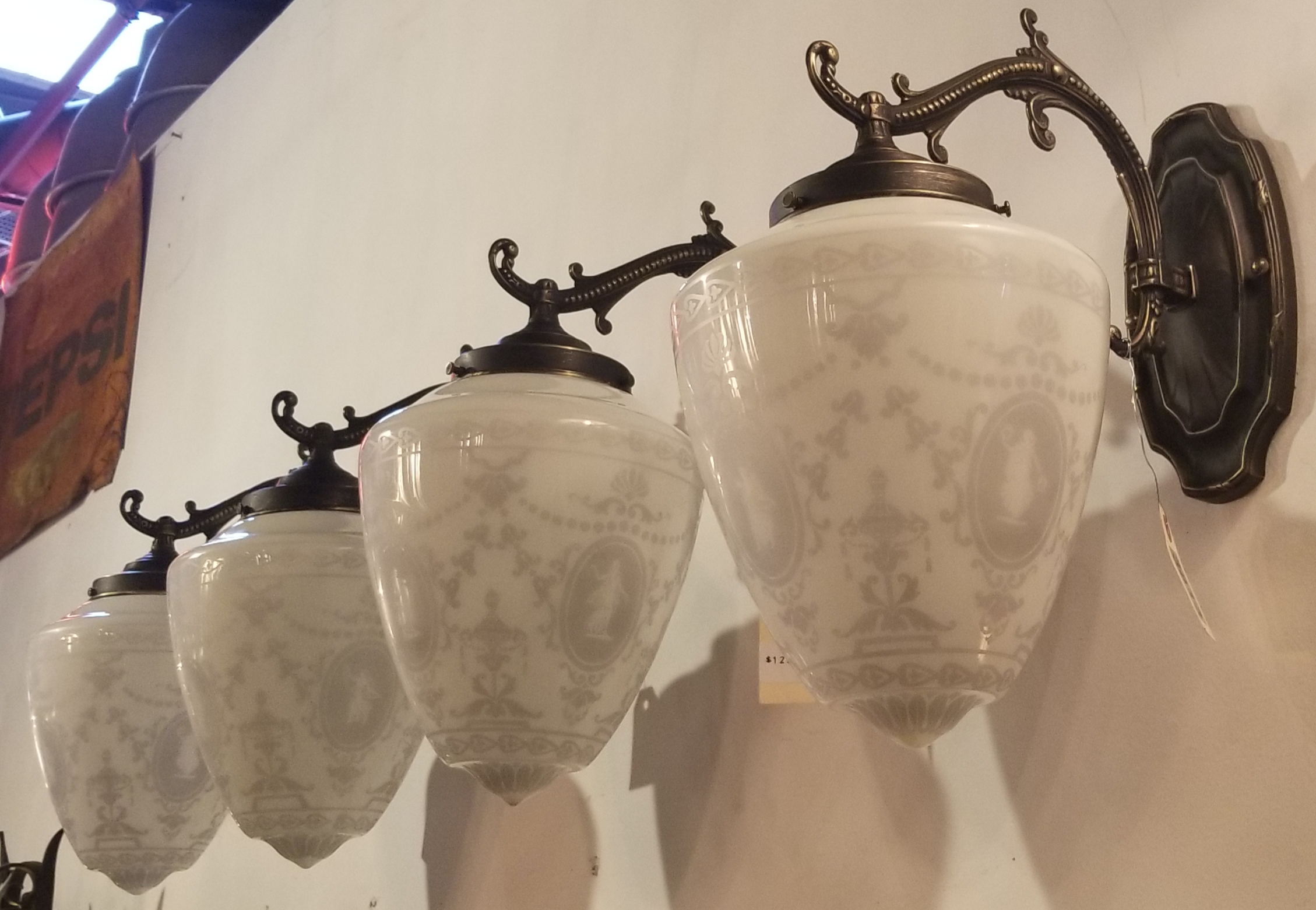 2 pair of  wall sconces