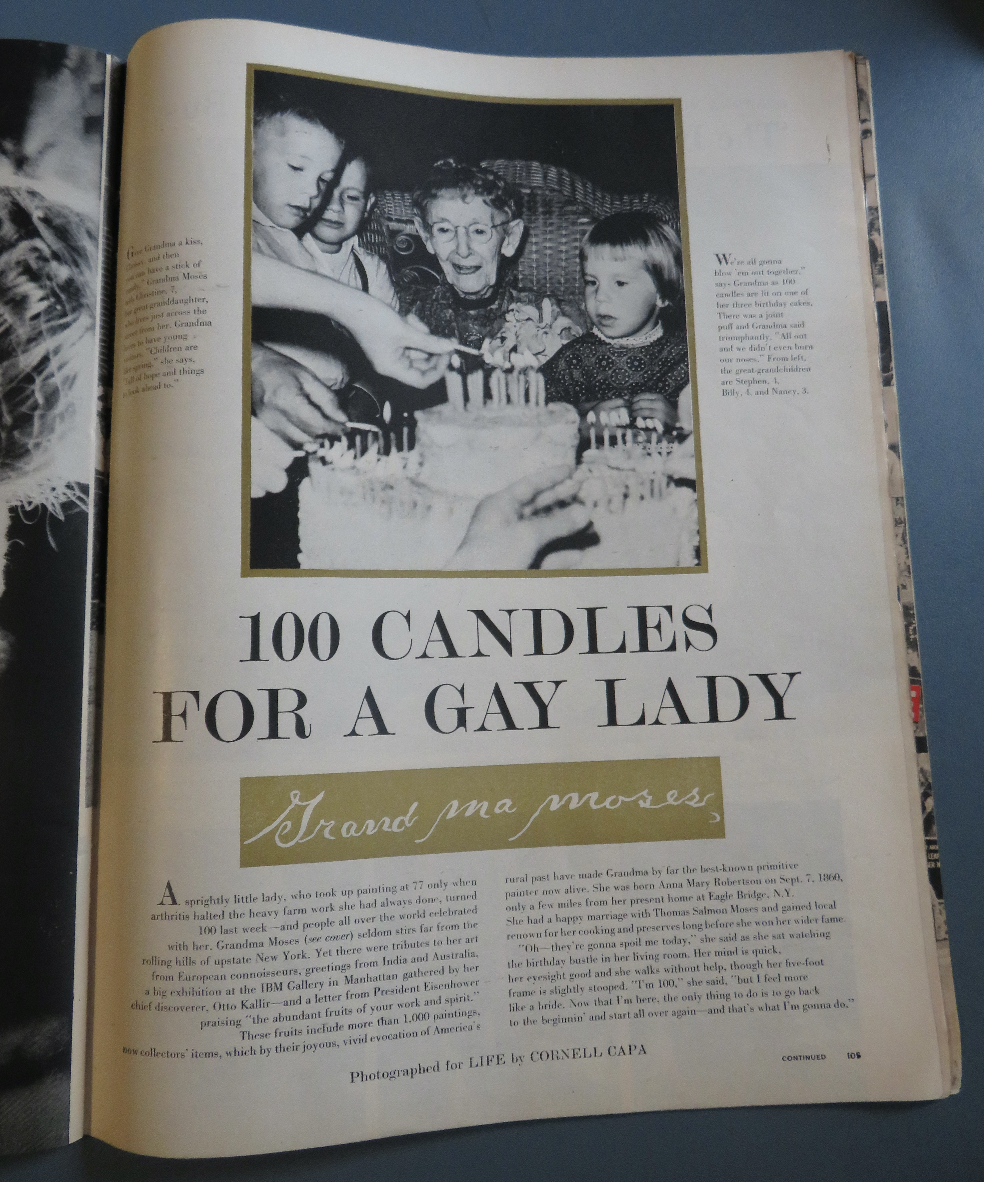 Life Magazine-September 19, 1960-Grandma Moses