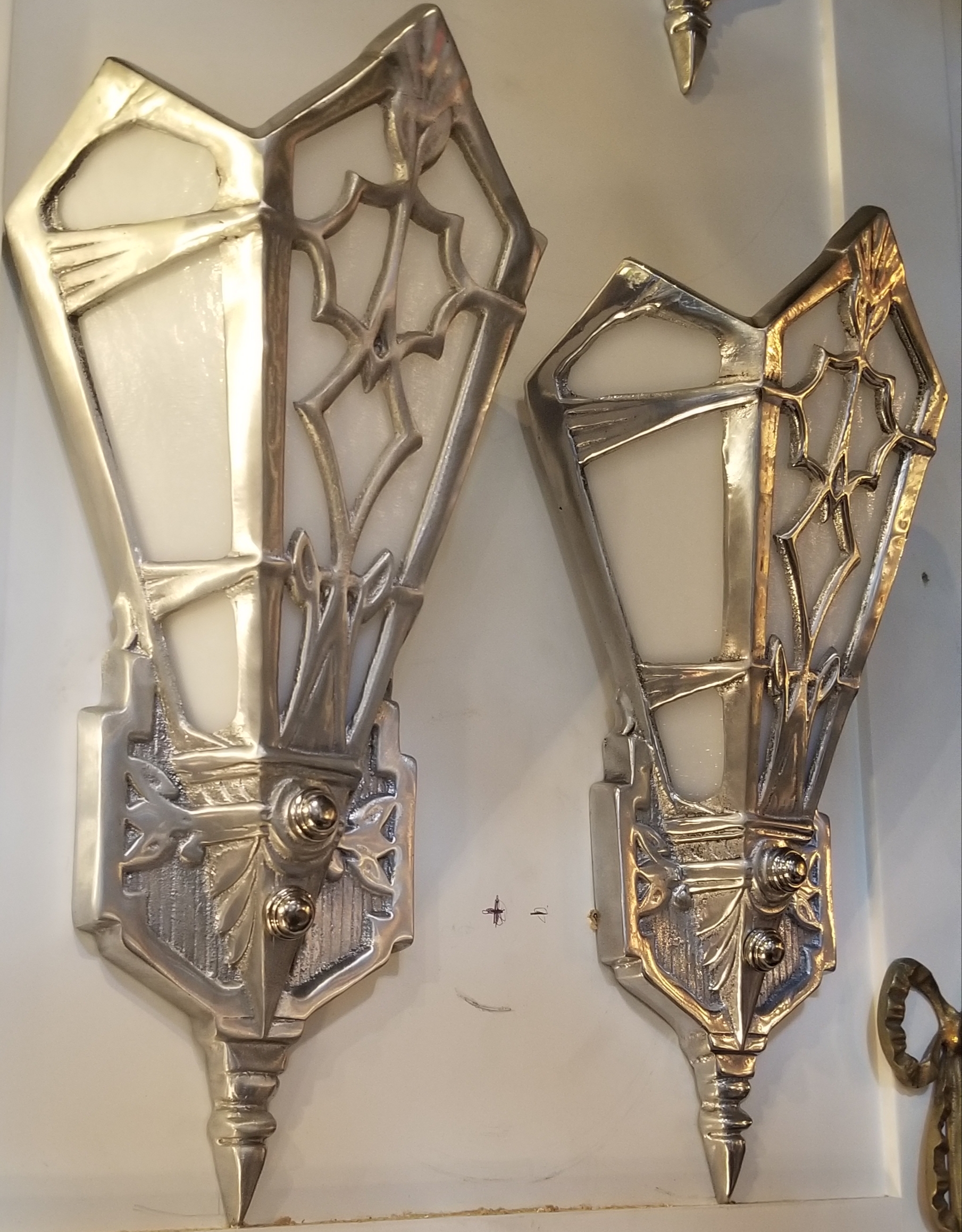 Deco wall sconces