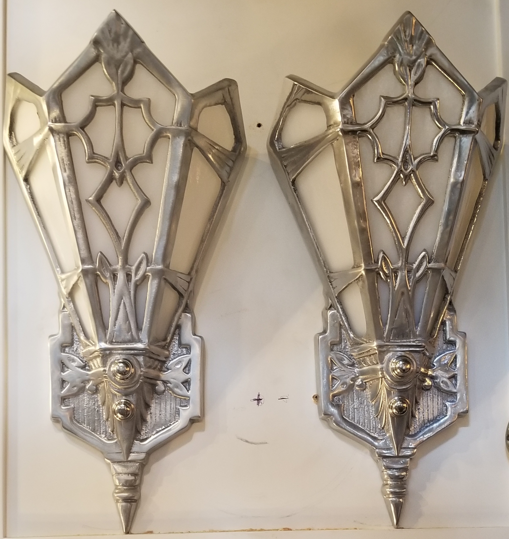 Deco wall sconces