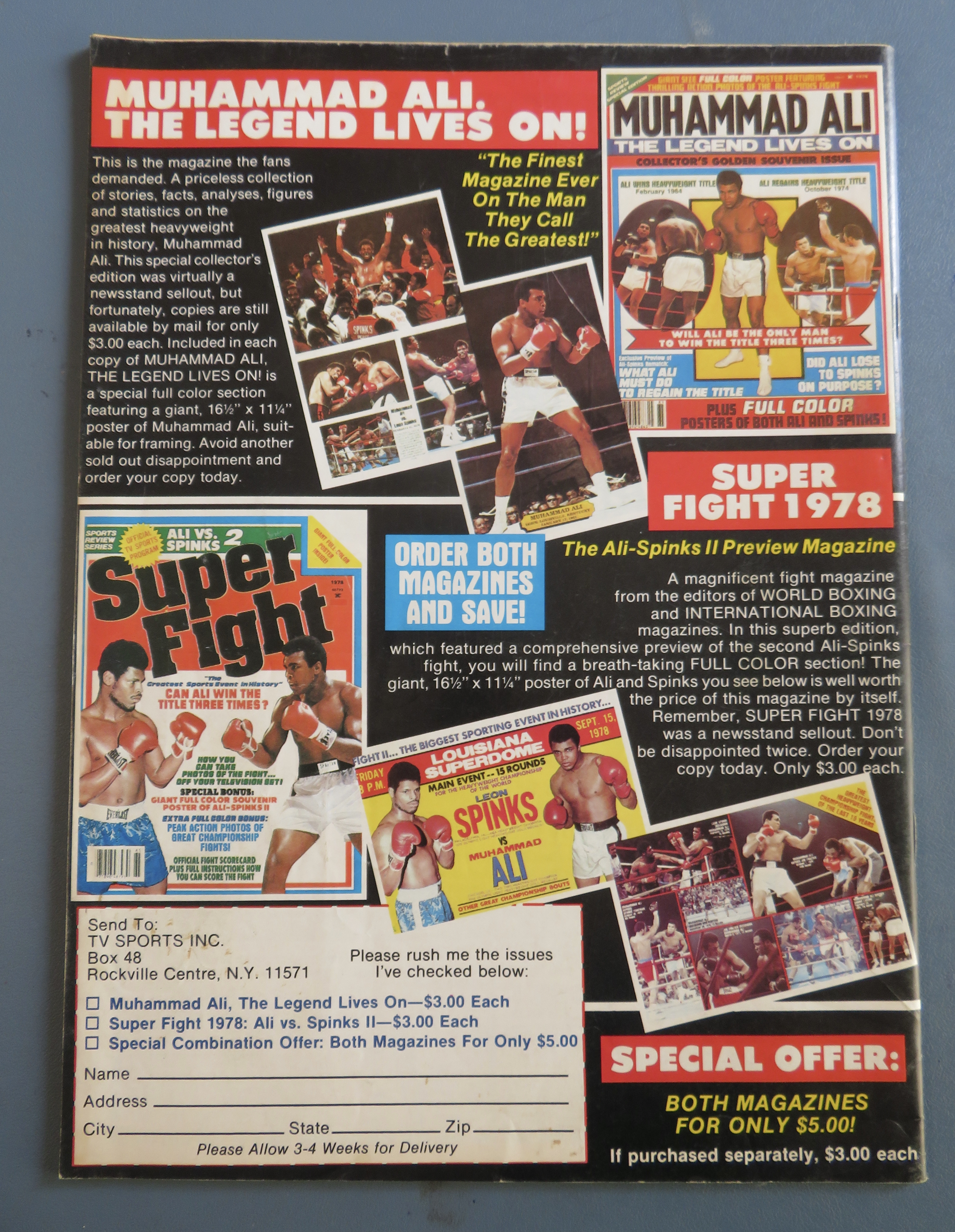 World Boxing Magazine September 1982 Sugar Ray Leonard