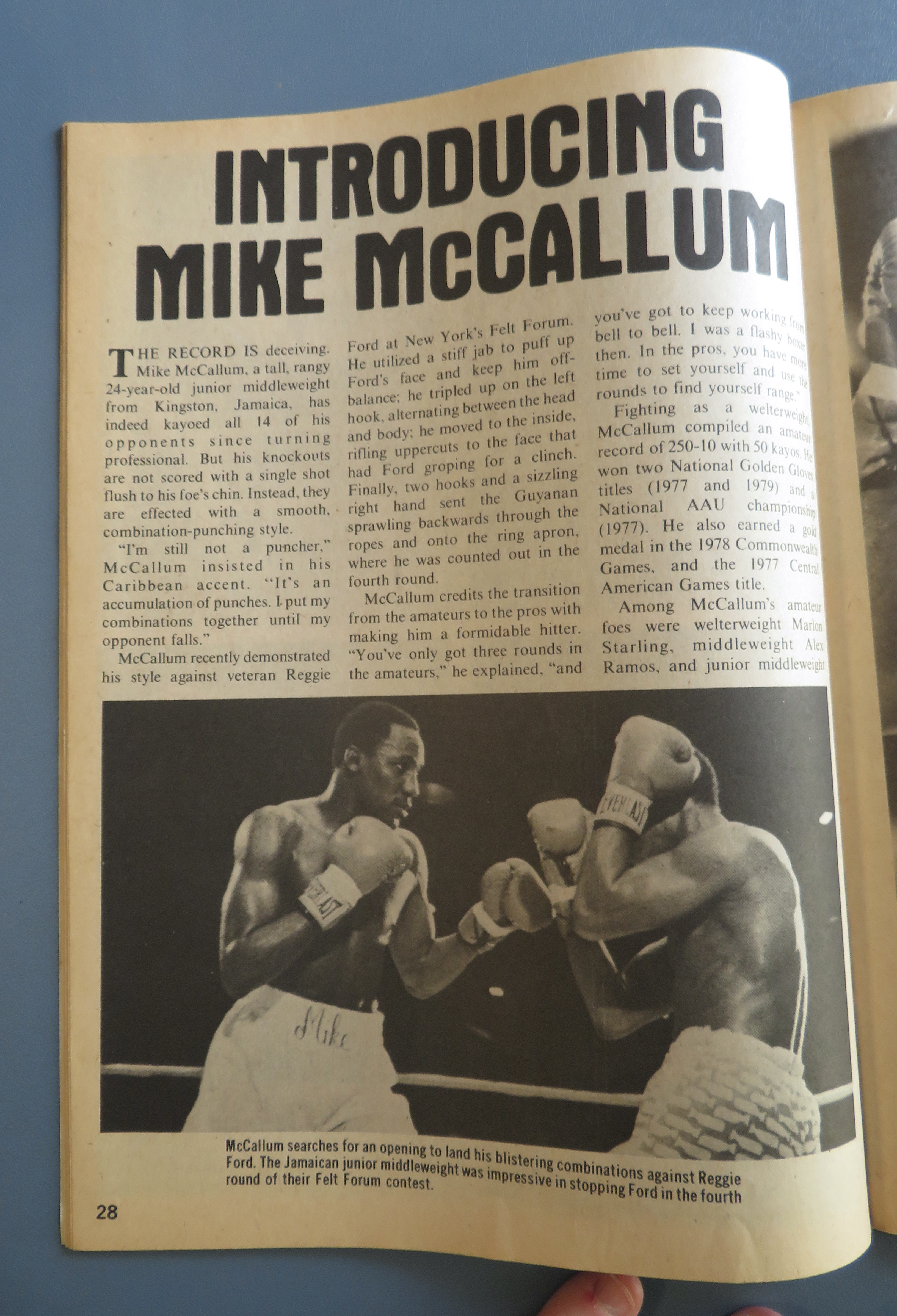 World Boxing Magazine September 1982 Sugar Ray Leonard