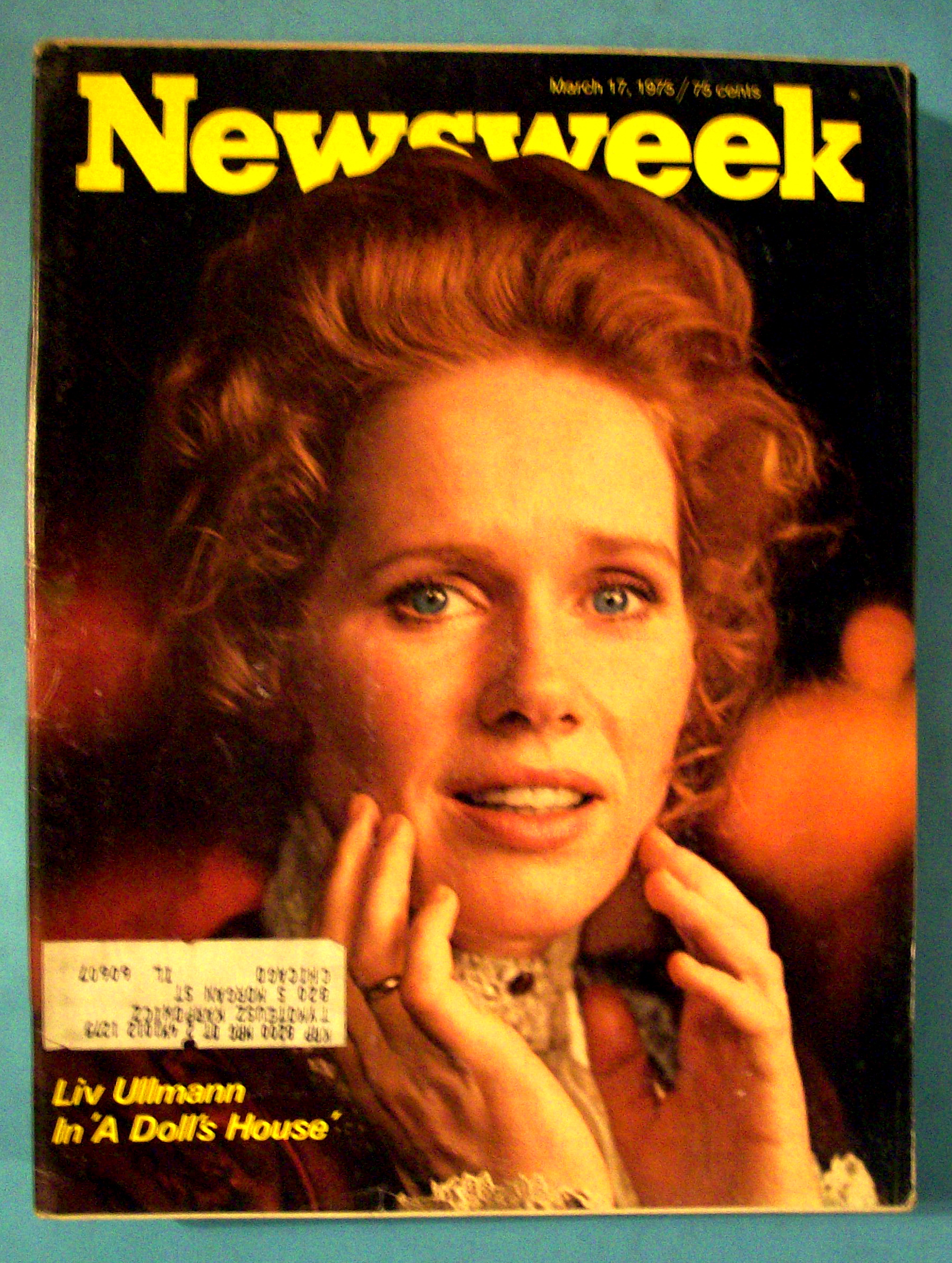 Newsweek Magazine - March 17, 1975 - Liv Ullmann