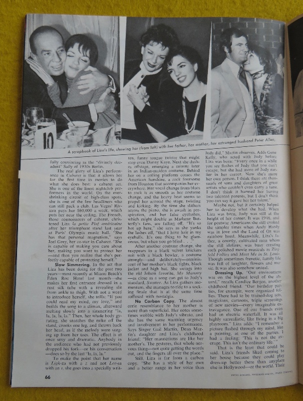 Time Magazine February 28, 1972 Liza Minnelli