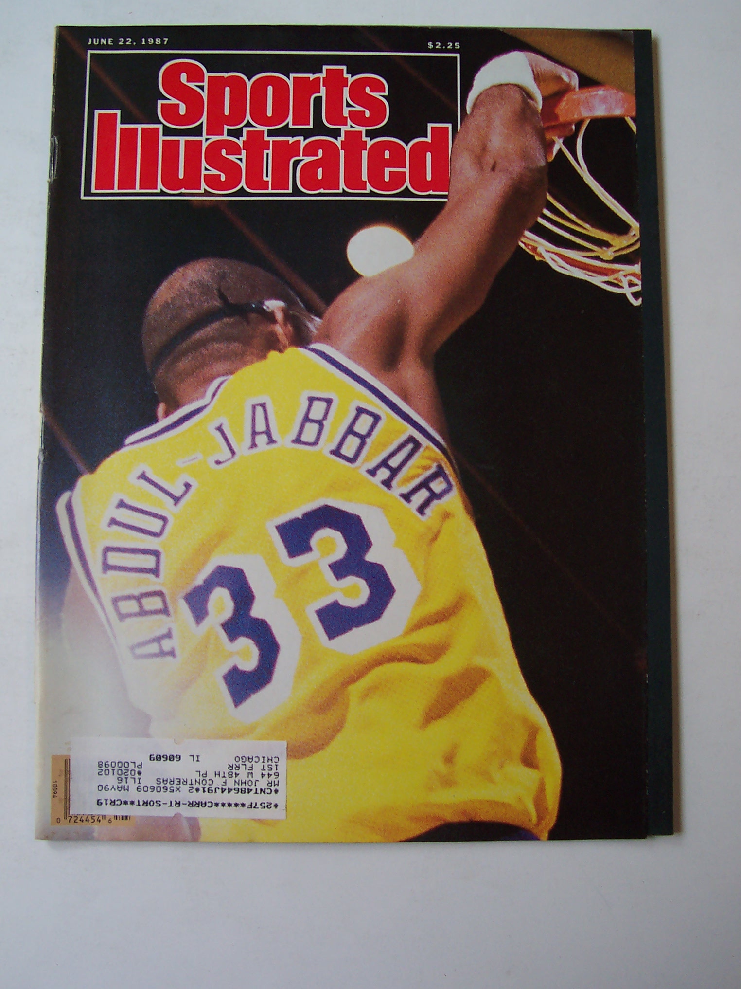 Sports Illustrated Magazine-June 22, 1987-Abdul-Jabbar
