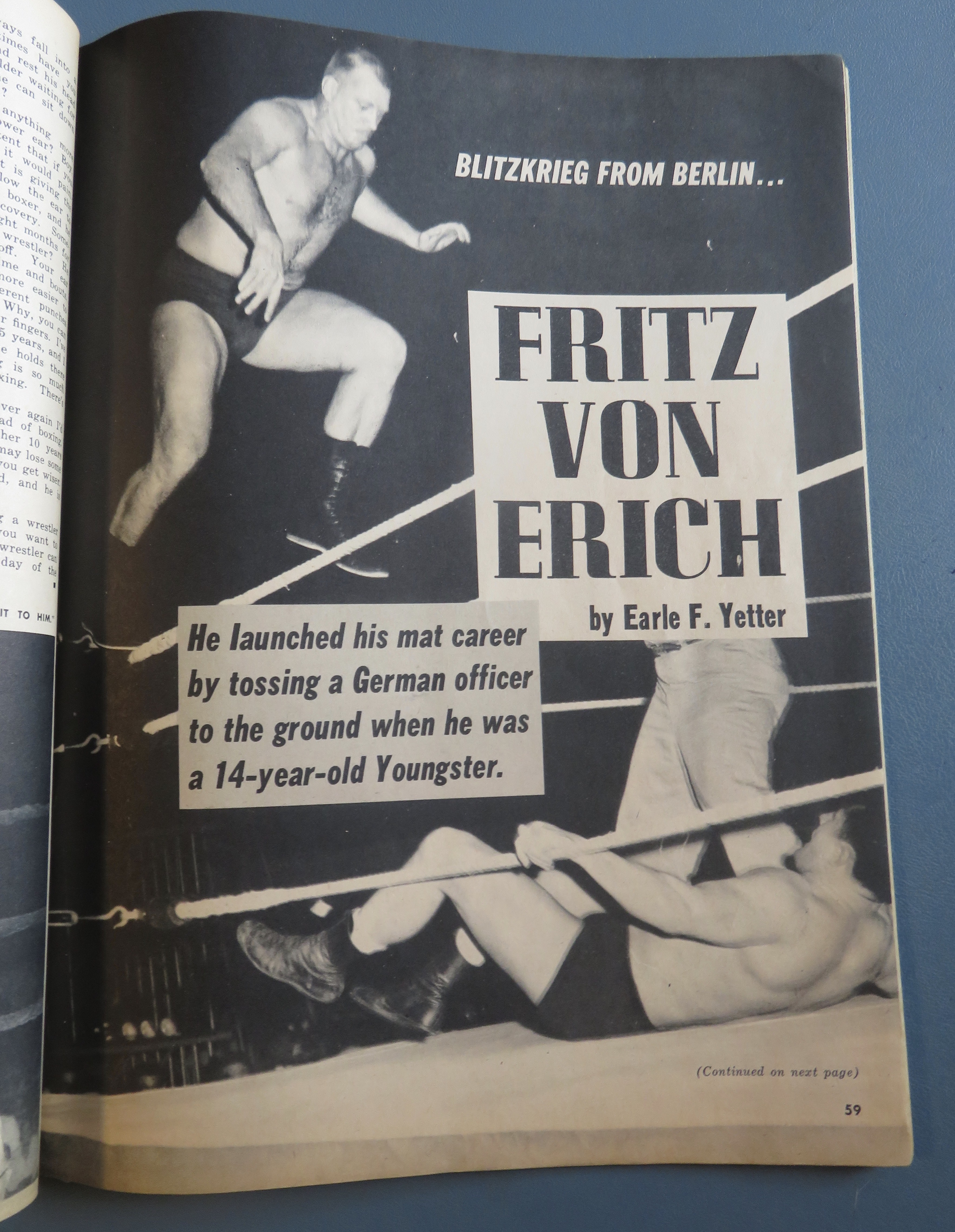 Boxing & Wrestling Magazine July 1962 Emile Griffith