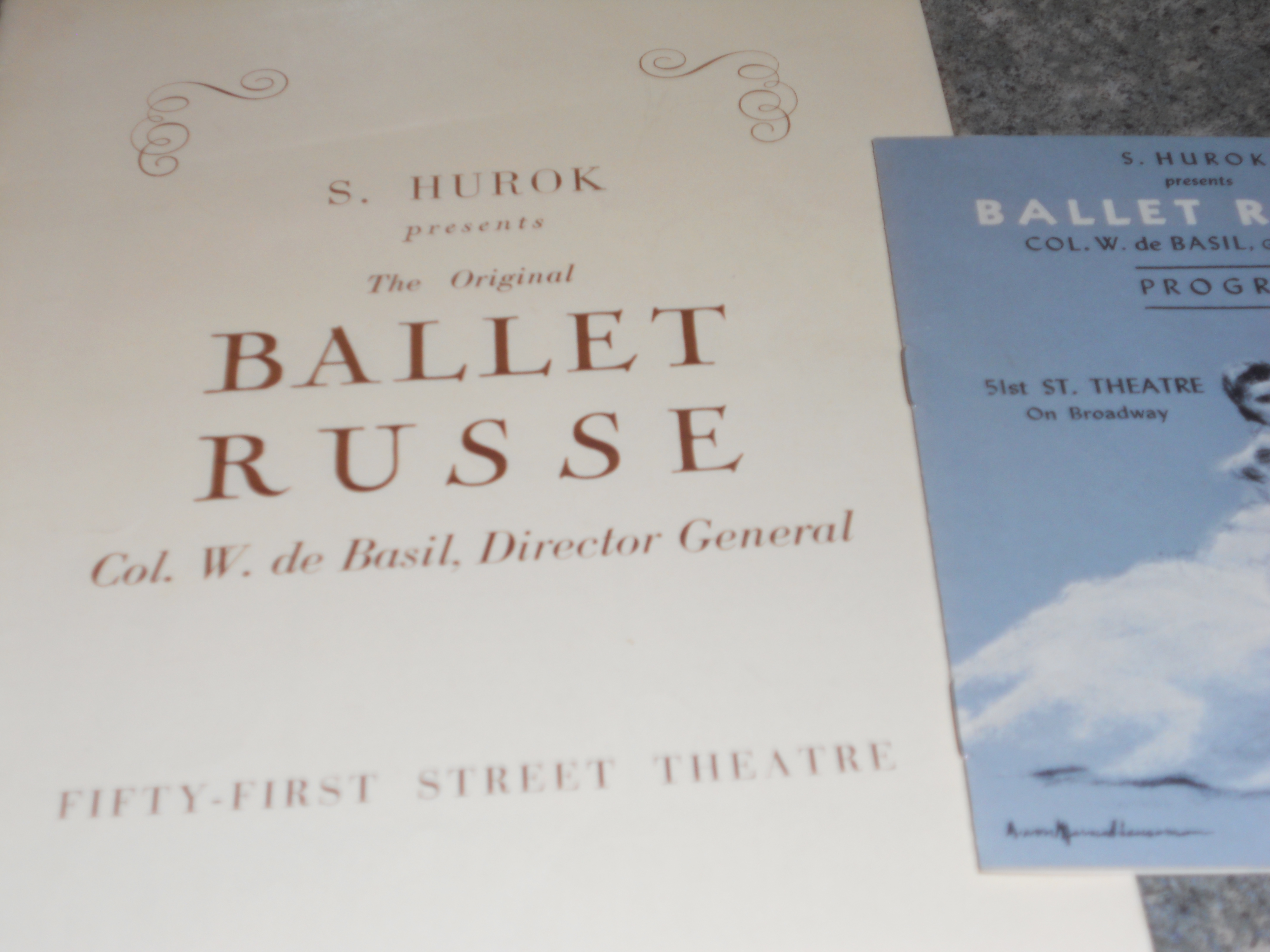 Ballet Russe Program and Booklet, 1941