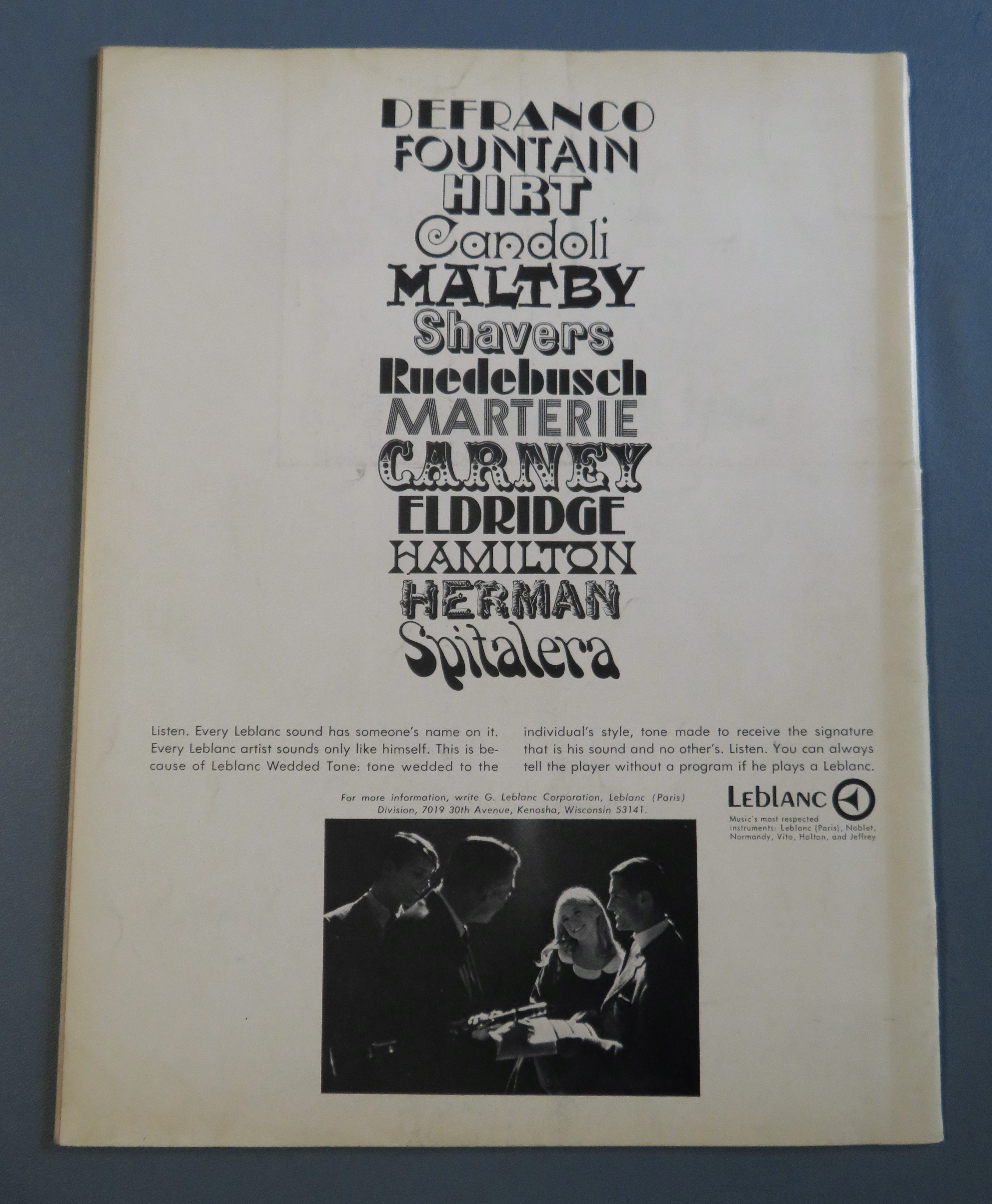 Downbeat Magazine November 3, 1966 Lenny Bruce