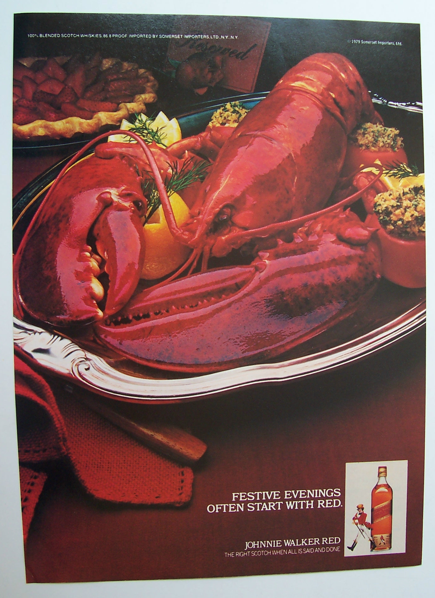 1981 Johnnie Walker Red Label Whiskey