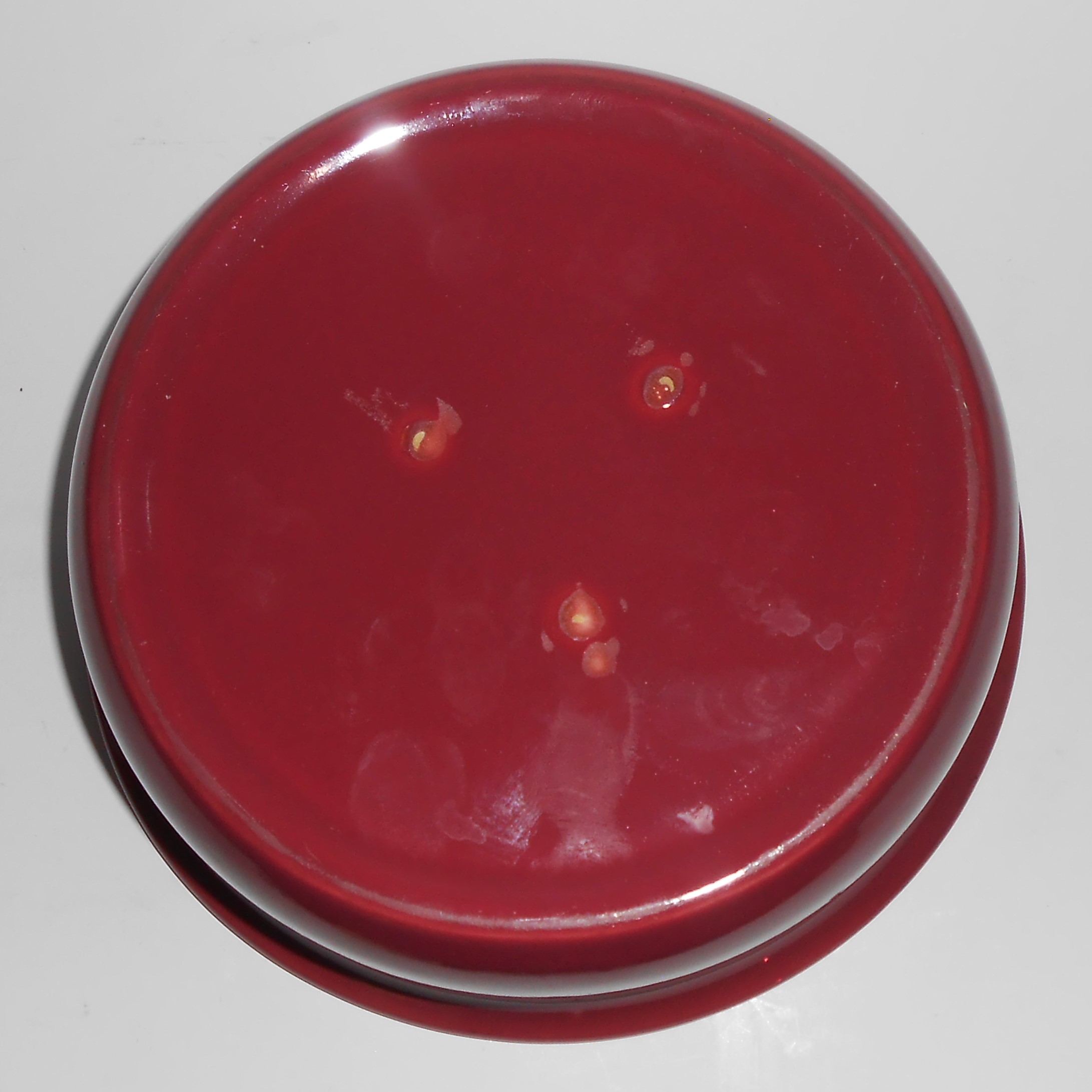 Coors Pottery Rosebud Red 2-3/4 Pint Straight Casserole