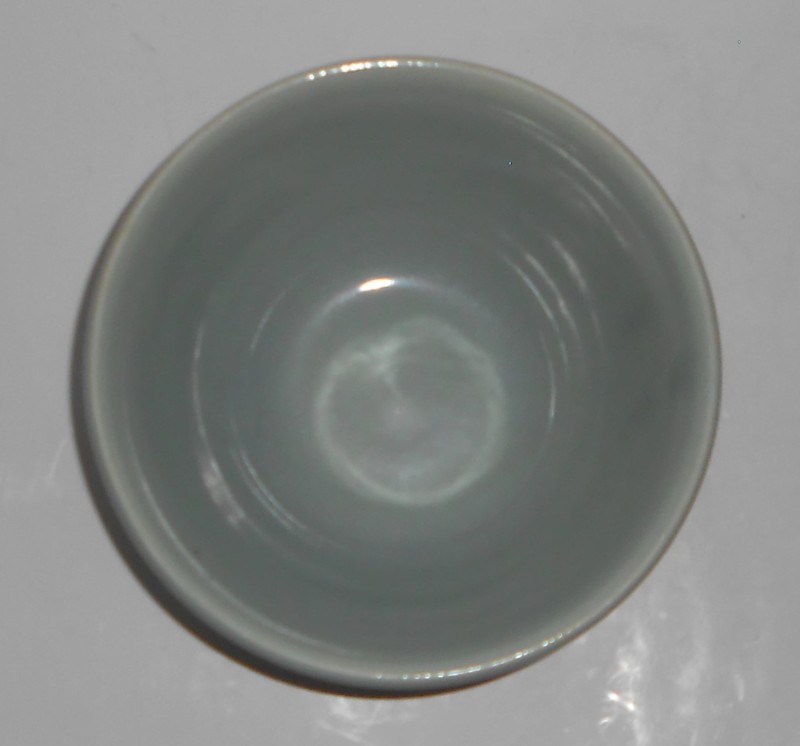 VINTAGE Bauer Pottery Gloss Pastel Kitchenware Gray #30 Mixing Bowl