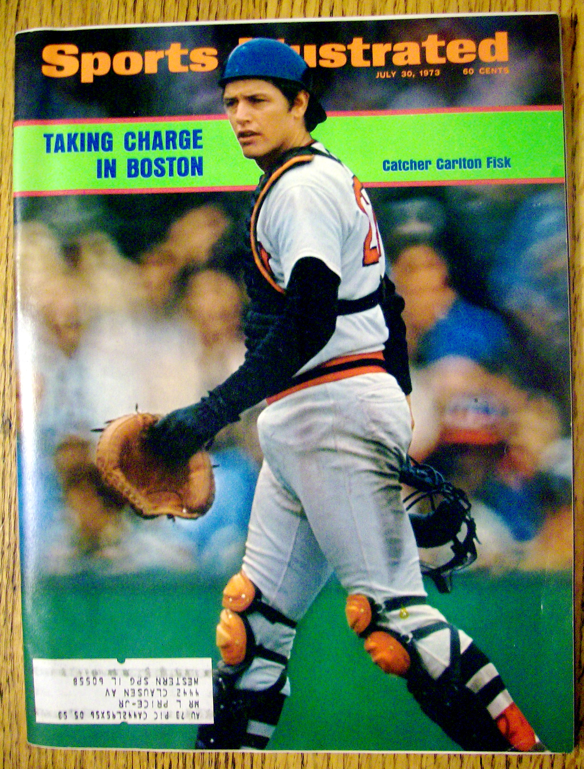 Sports Illustrated Magazine-July 30, 1973-Carlton Fisk