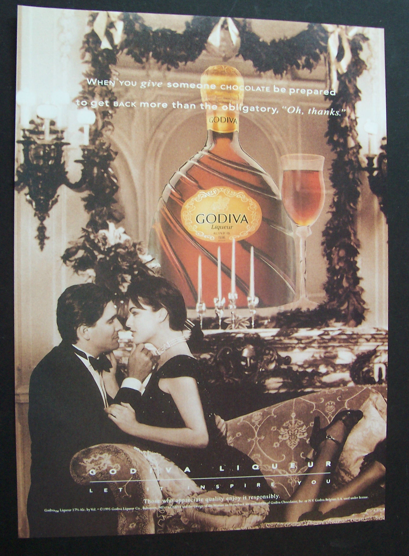 1995  Godiva  Liqueur