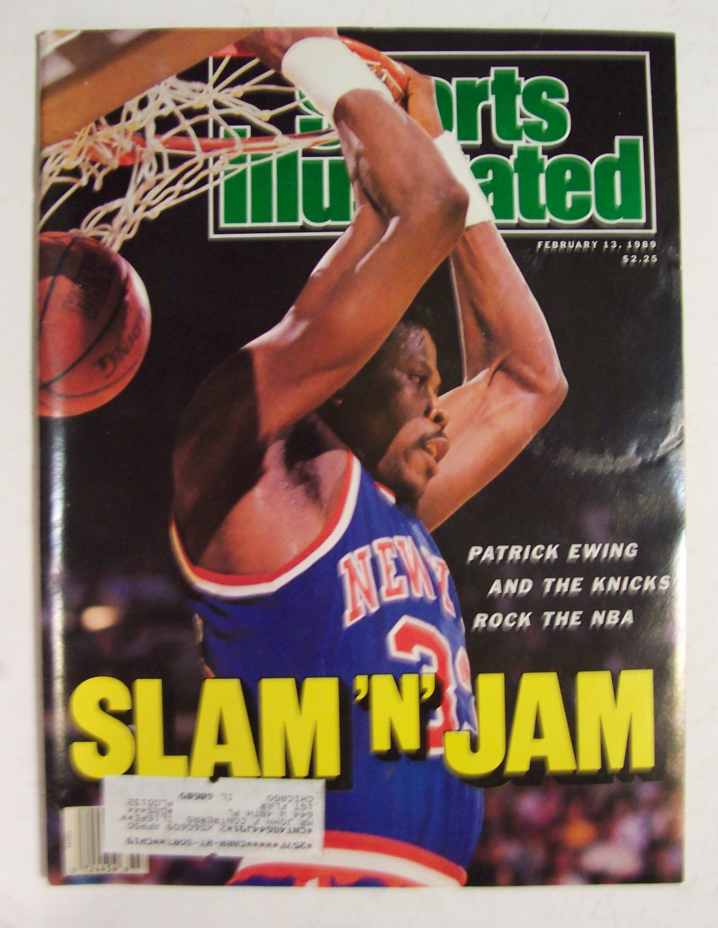 Sports Illustrated Magazine-Feb 13, 1989-Patrick Ewing