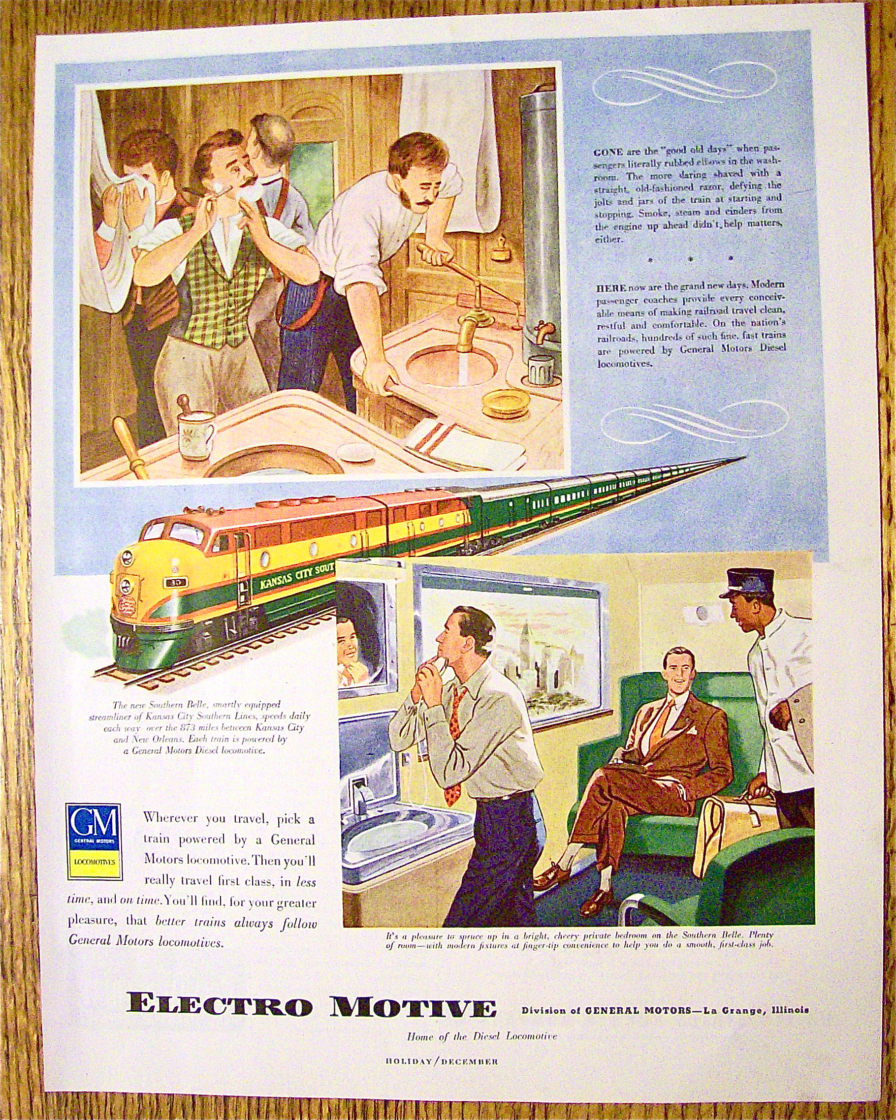 1949 Electro Motive With Southern Belle