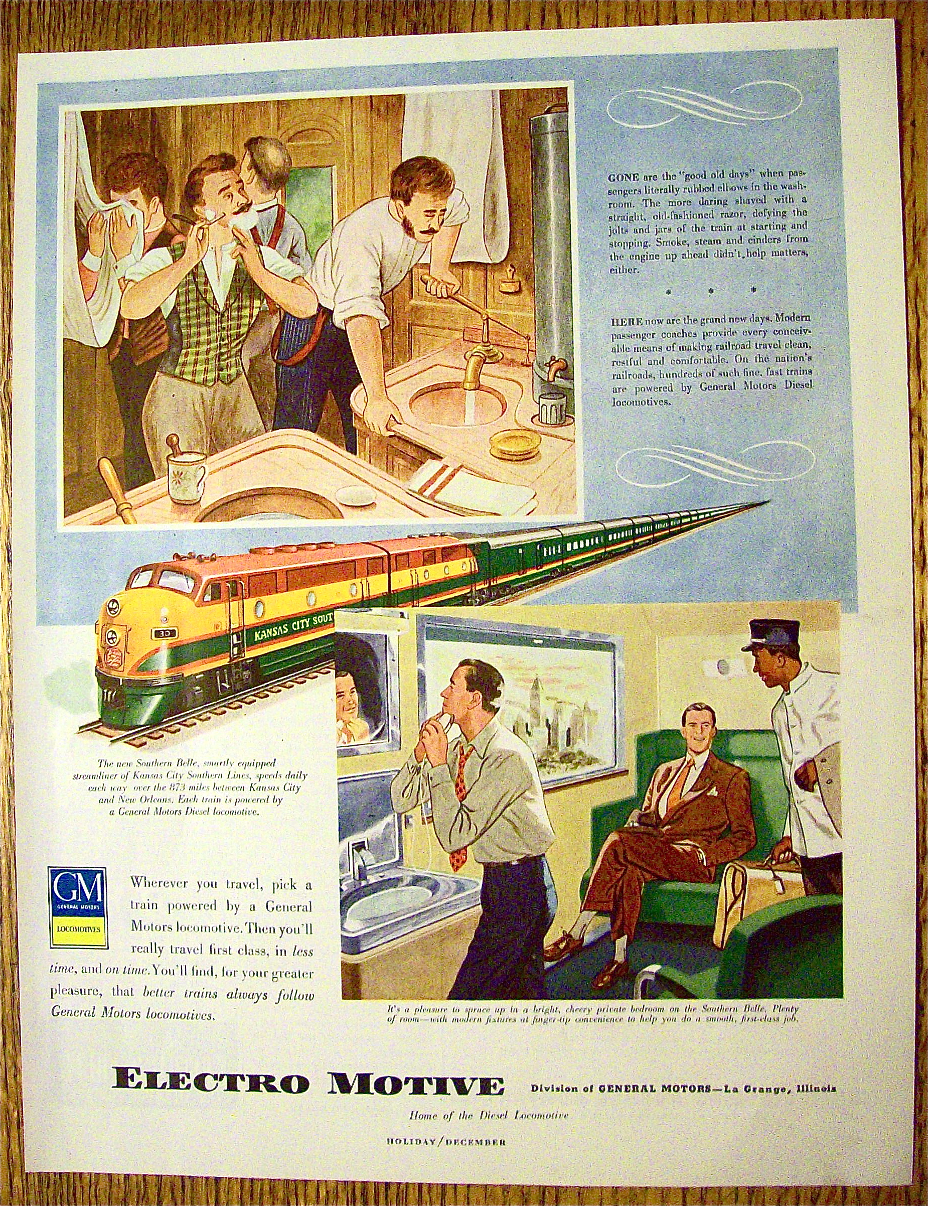 1949 Electro Motive With Southern Belle