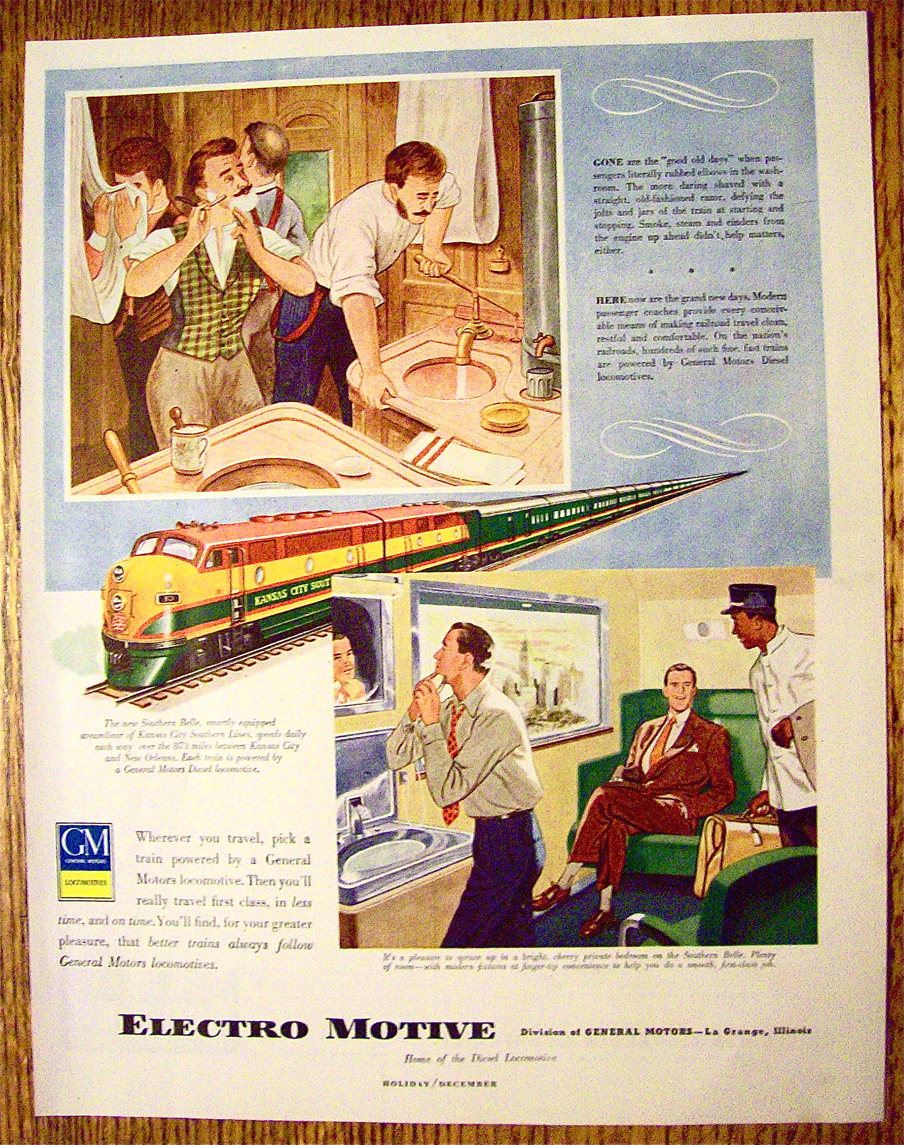 1949 Electro Motive With Southern Belle
