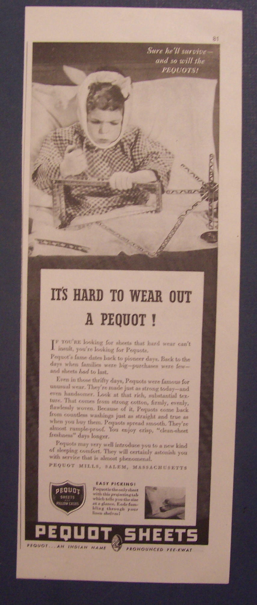 1942  Pequot  Sheets