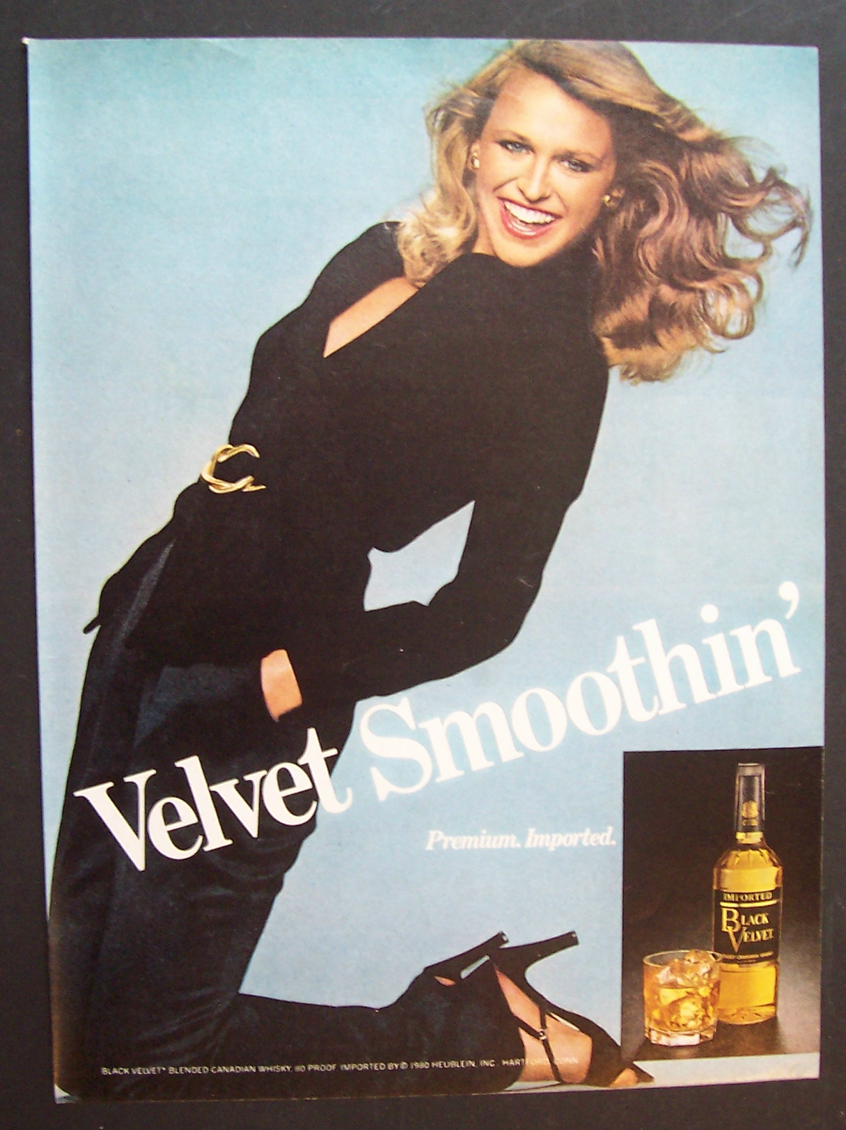 1980 Black Velvet Whiskey