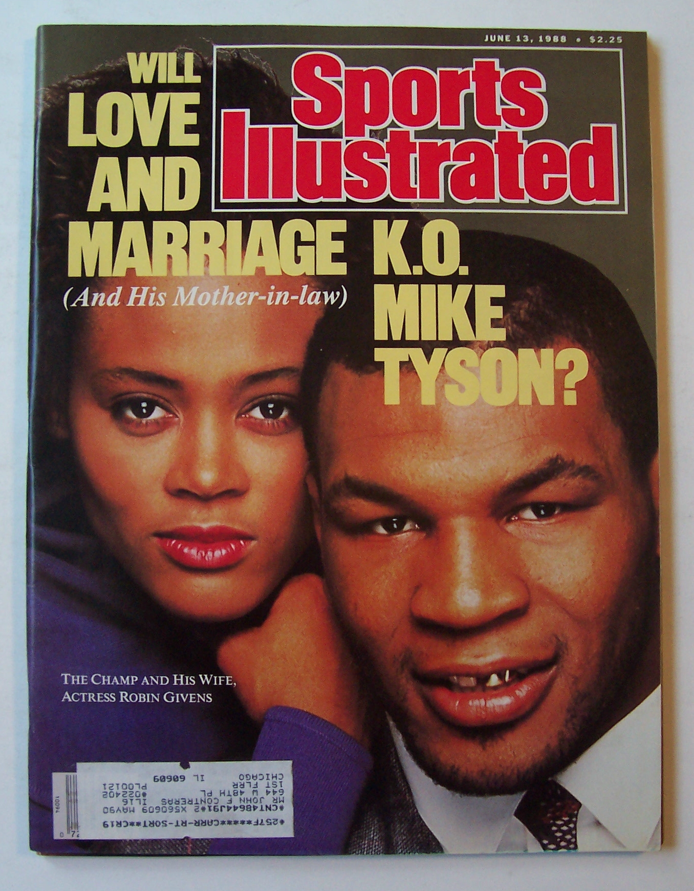 Sports Illustrated Magazine -June 13, 1988- Mike Tyson